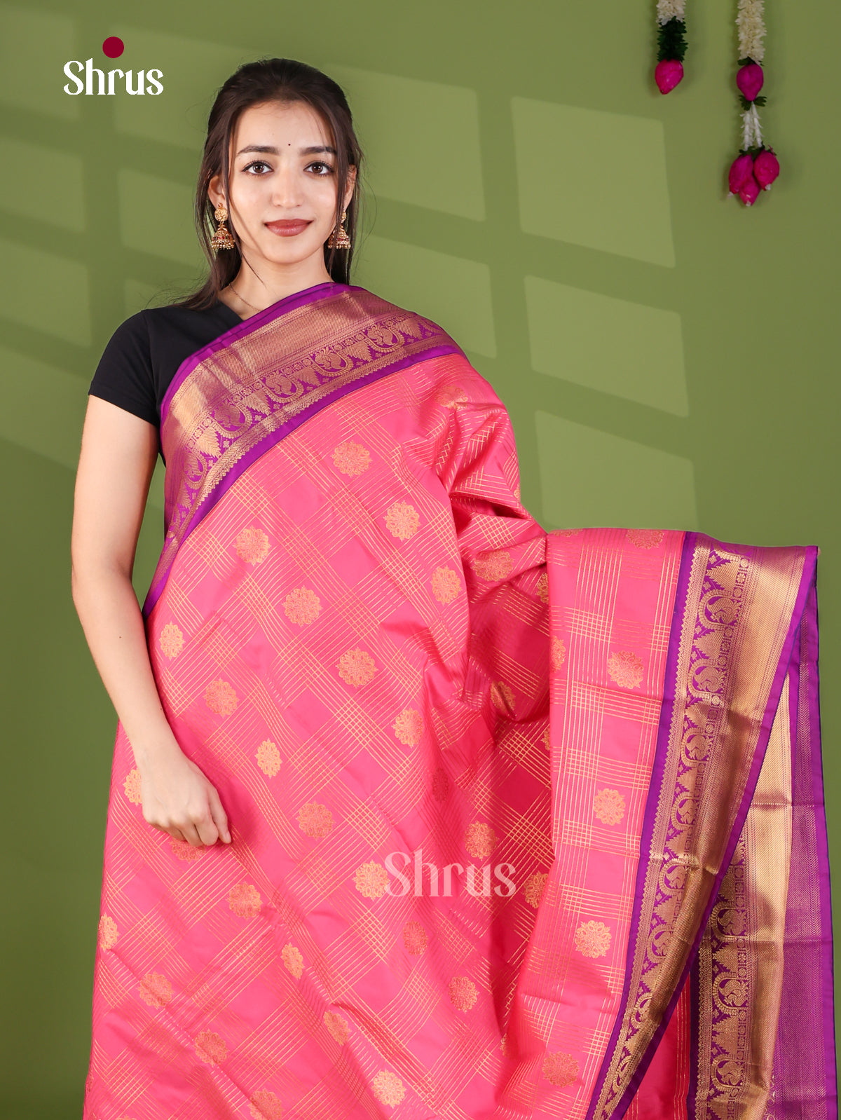 Semi Kanchipuram Saree - EJ26265