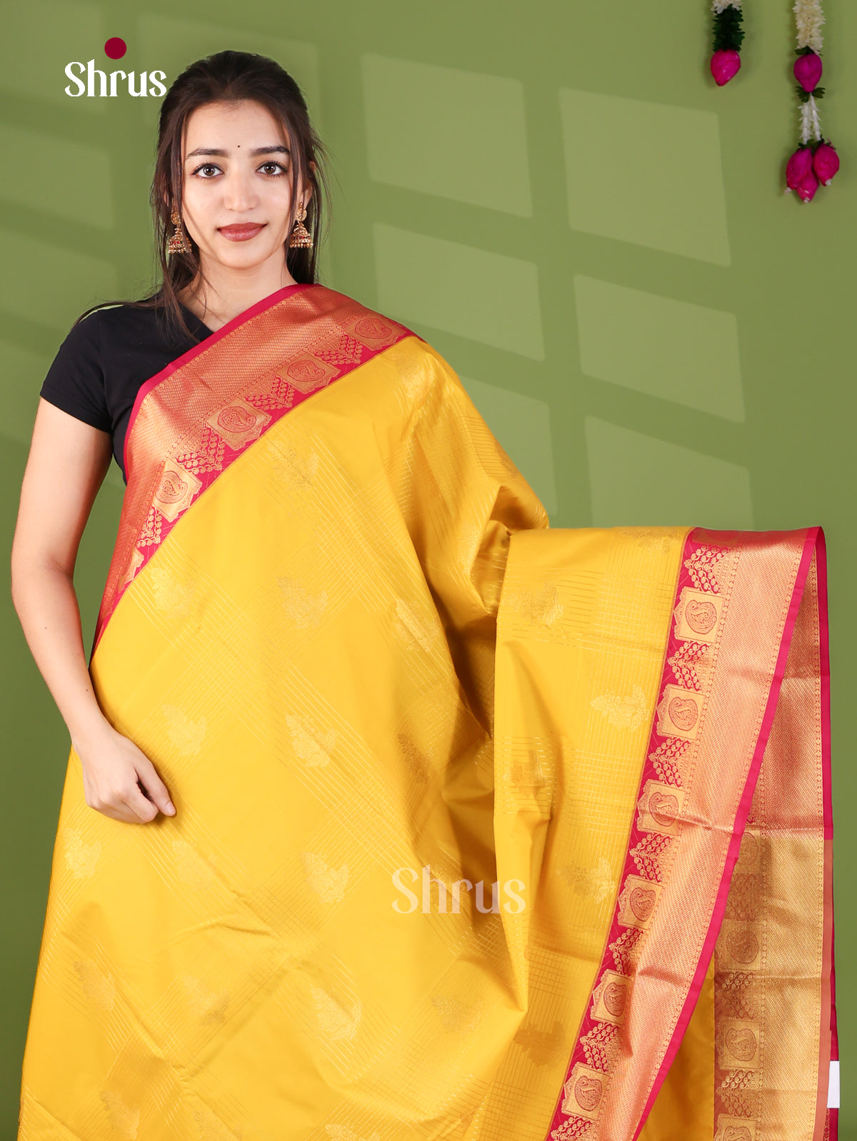 Semi Kanchipuram Saree - EJ26270