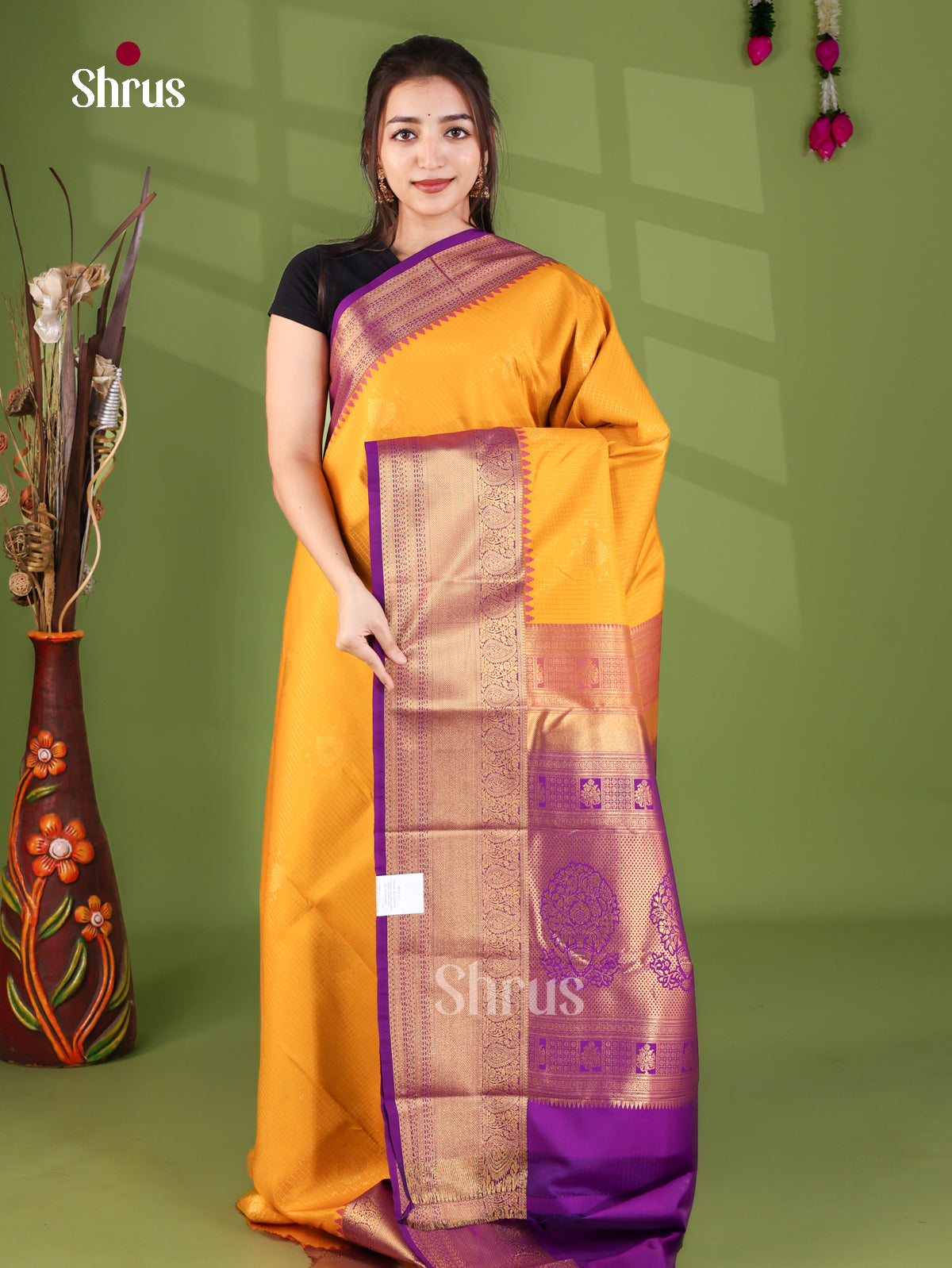 Semi Kanchipuram Saree - EJ26272