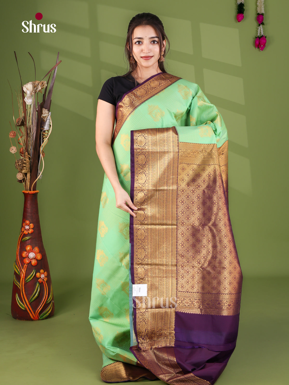Semi Kanchipuram Saree - EJ26277