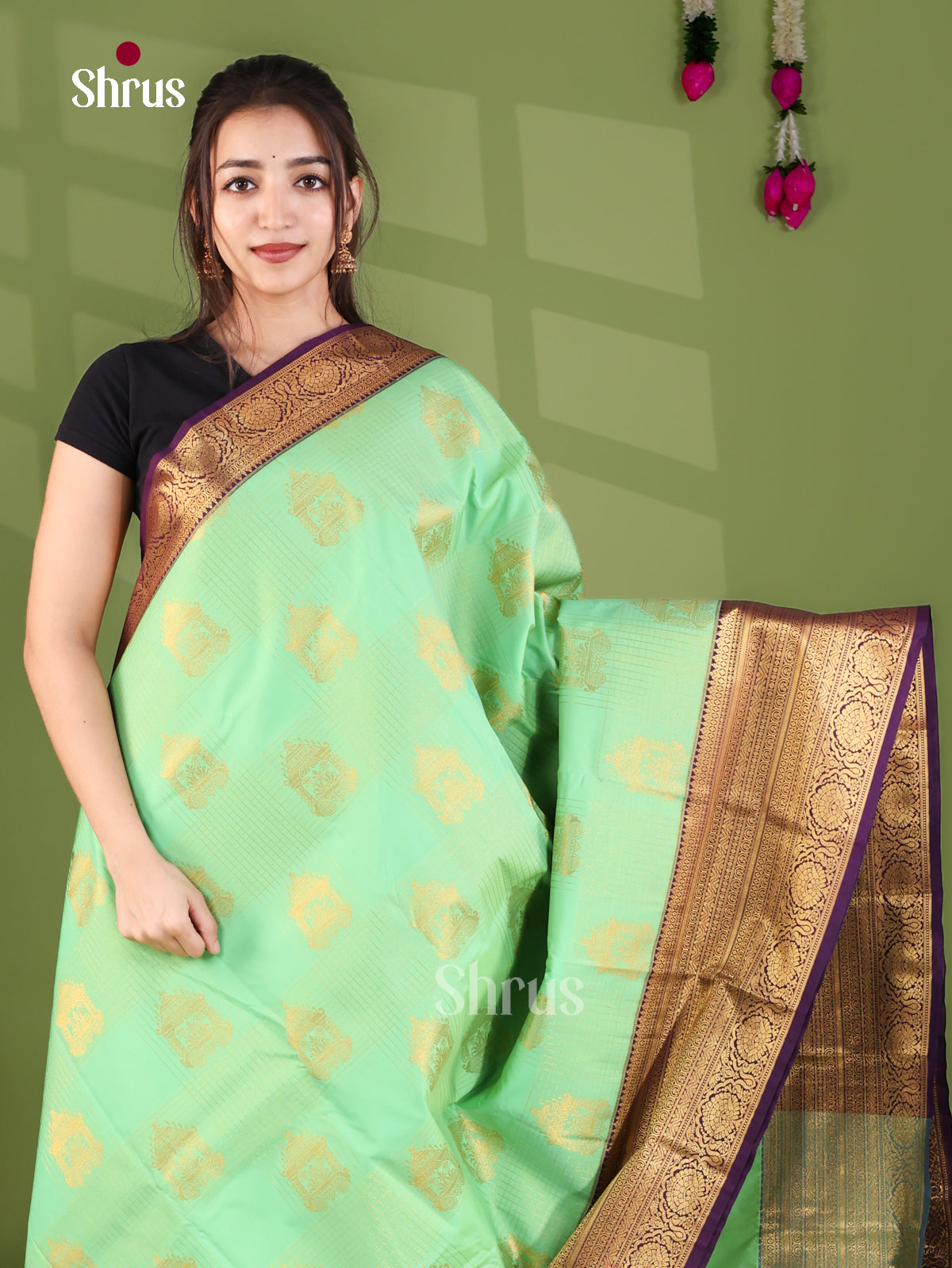 Semi Kanchipuram Saree - EJ26277