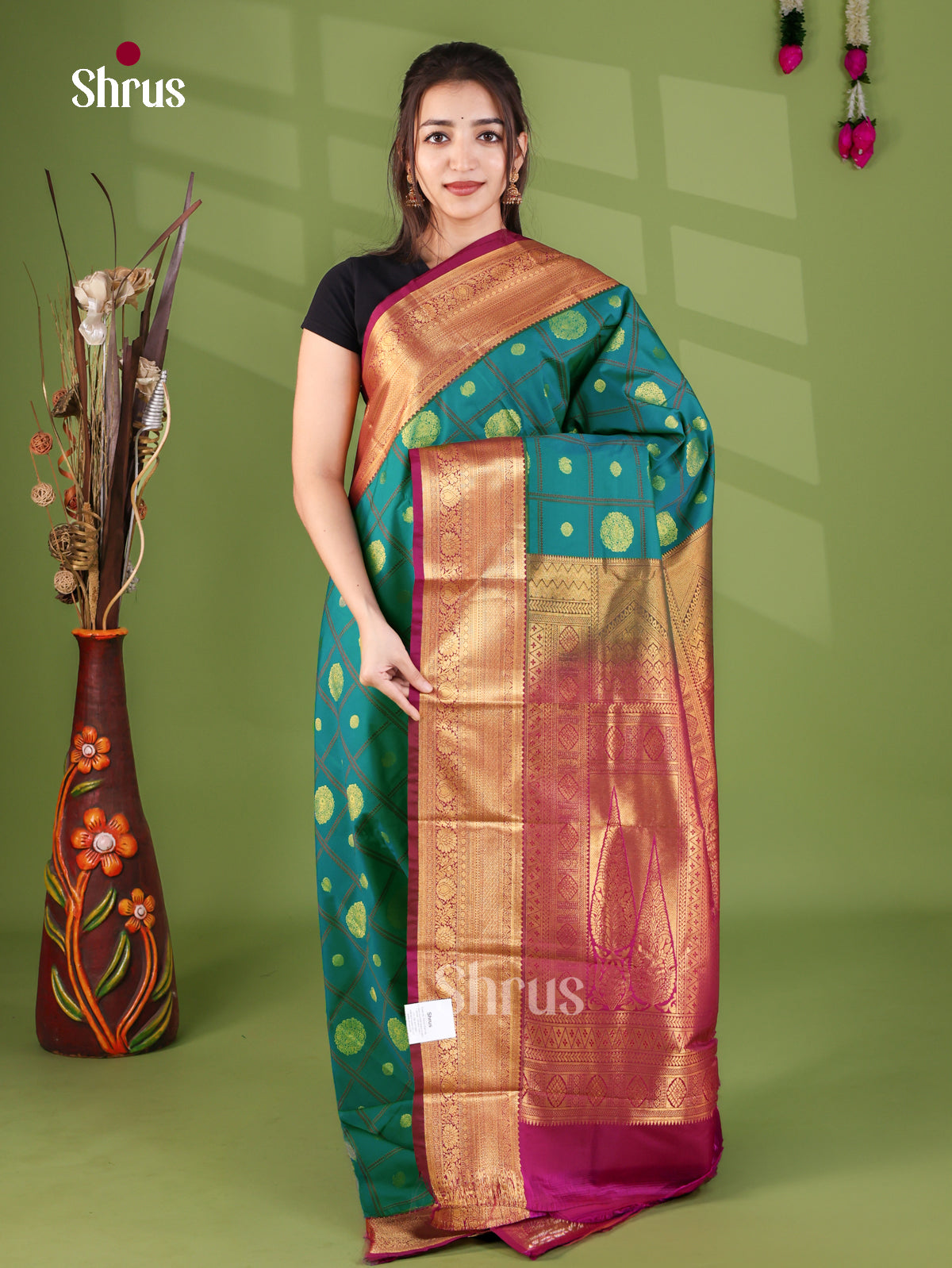 Semi Kanchipuram Saree - EJ26278