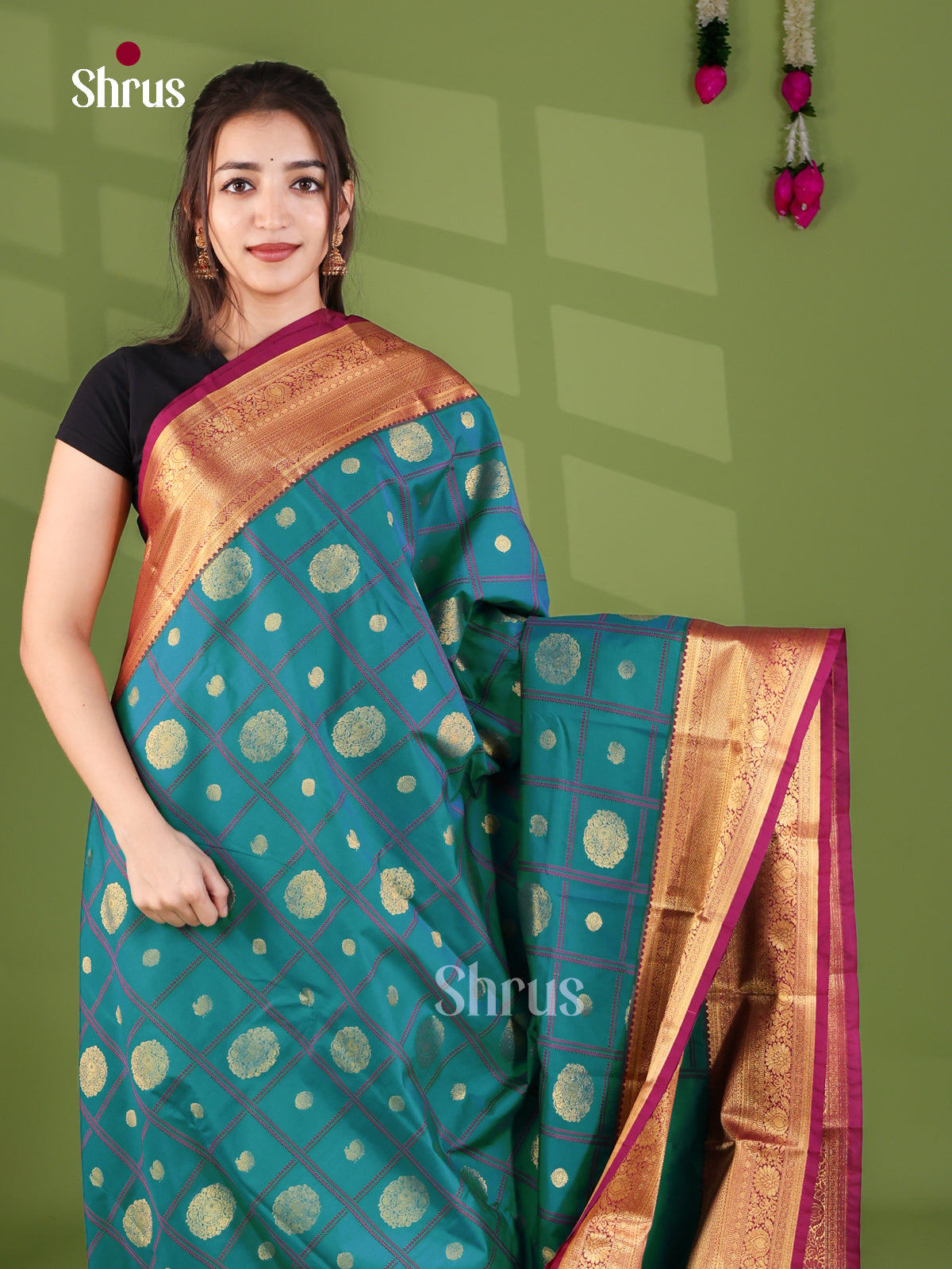 Semi Kanchipuram Saree - EJ26278