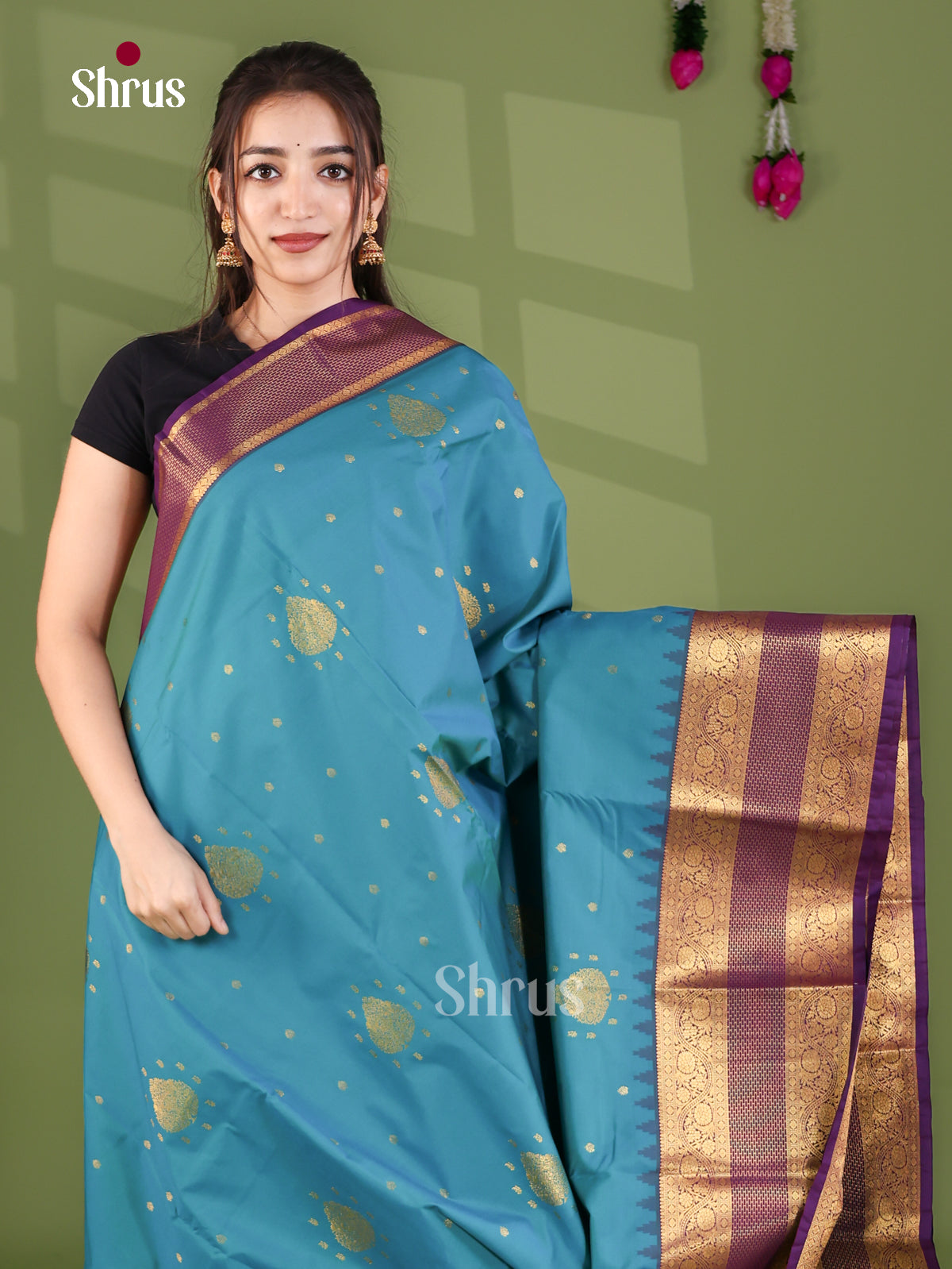 Semi Kanchipuram Saree - EJ26279