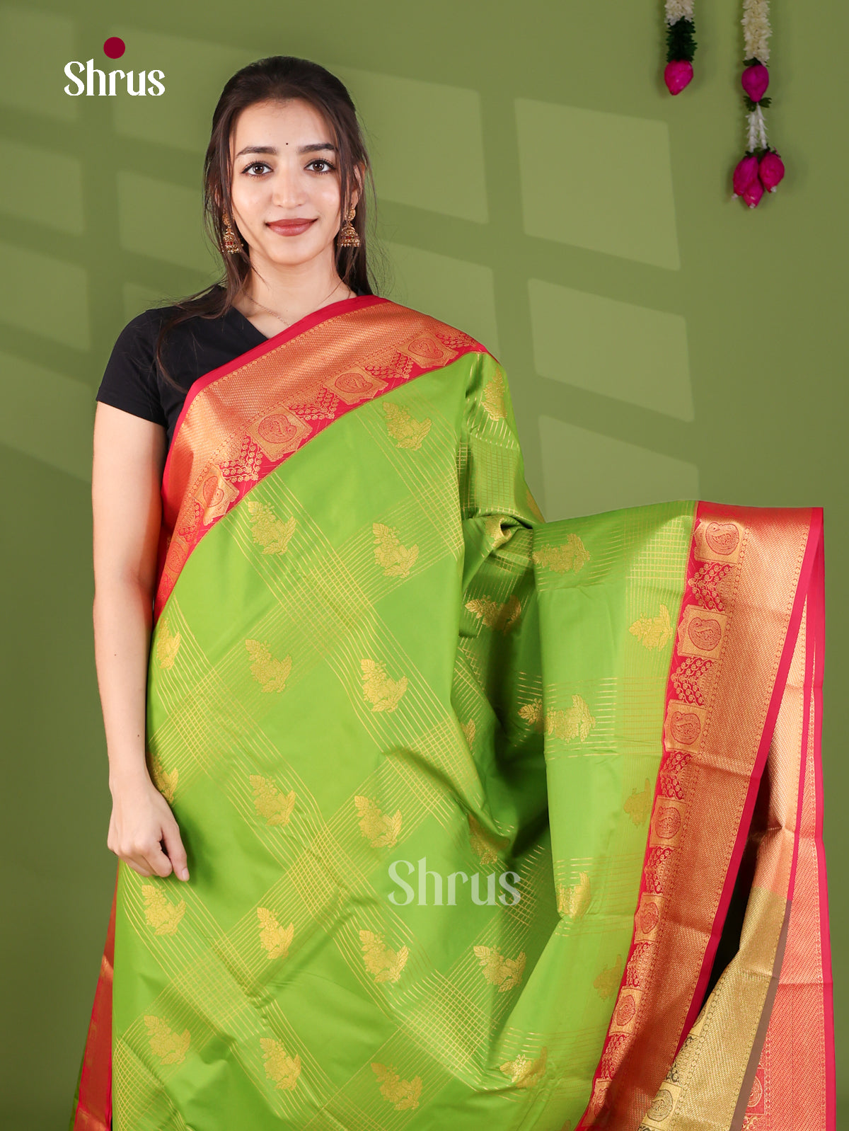 Semi Kanchipuram Saree - EJ26283