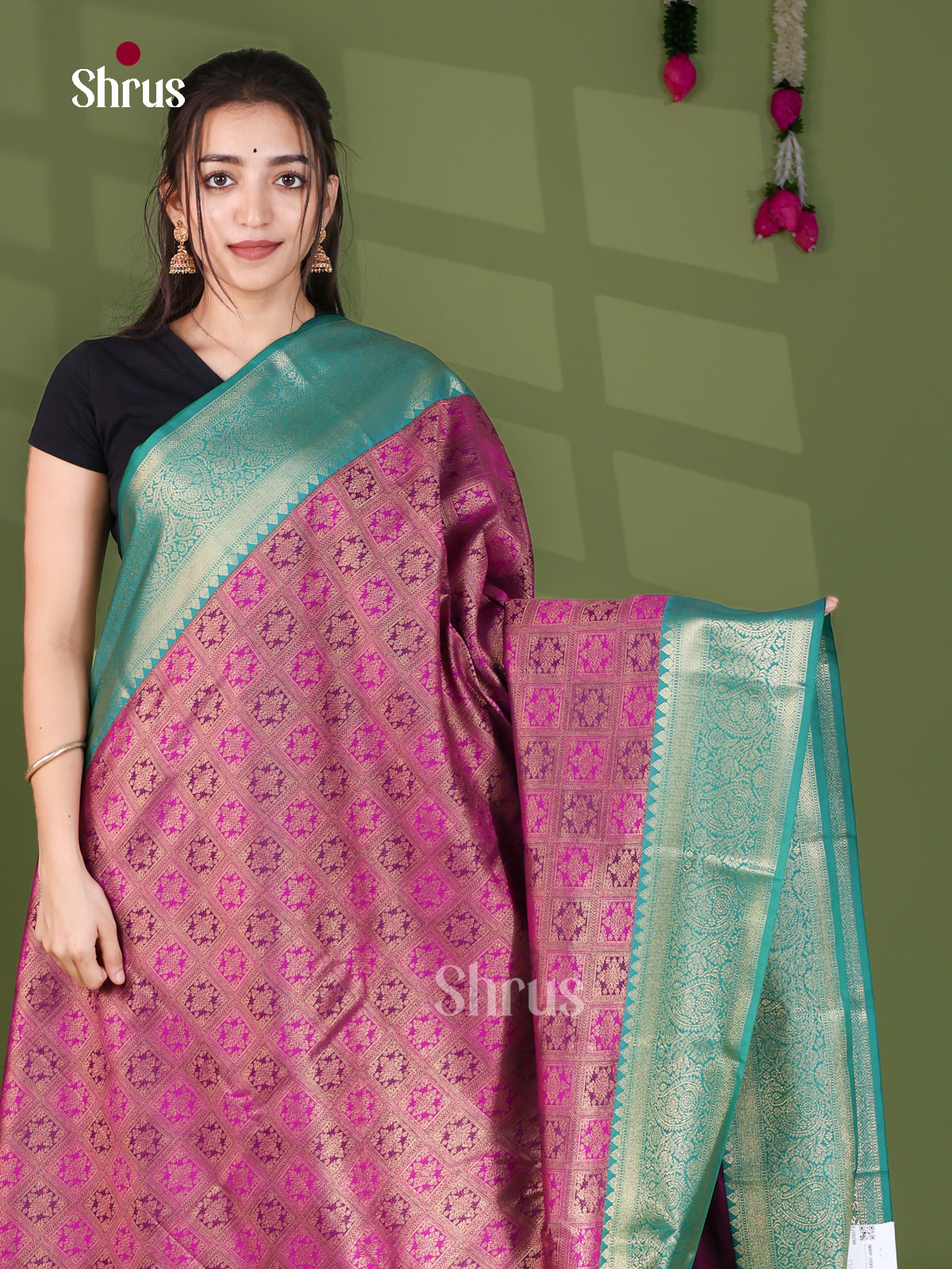 Semi Kanchipuram Saree - EJ26296