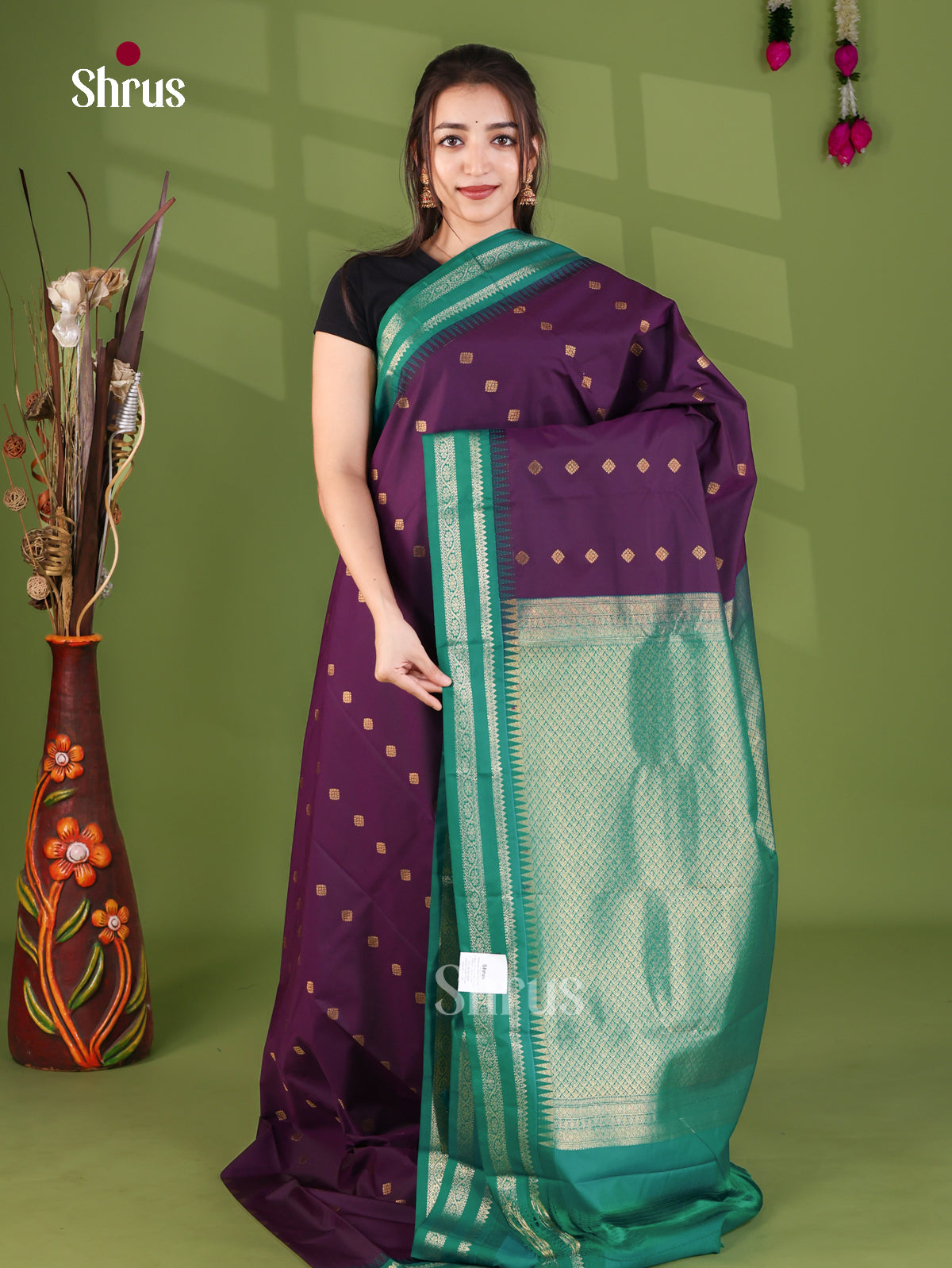 Semi Kanchipuram Saree - EJ26325