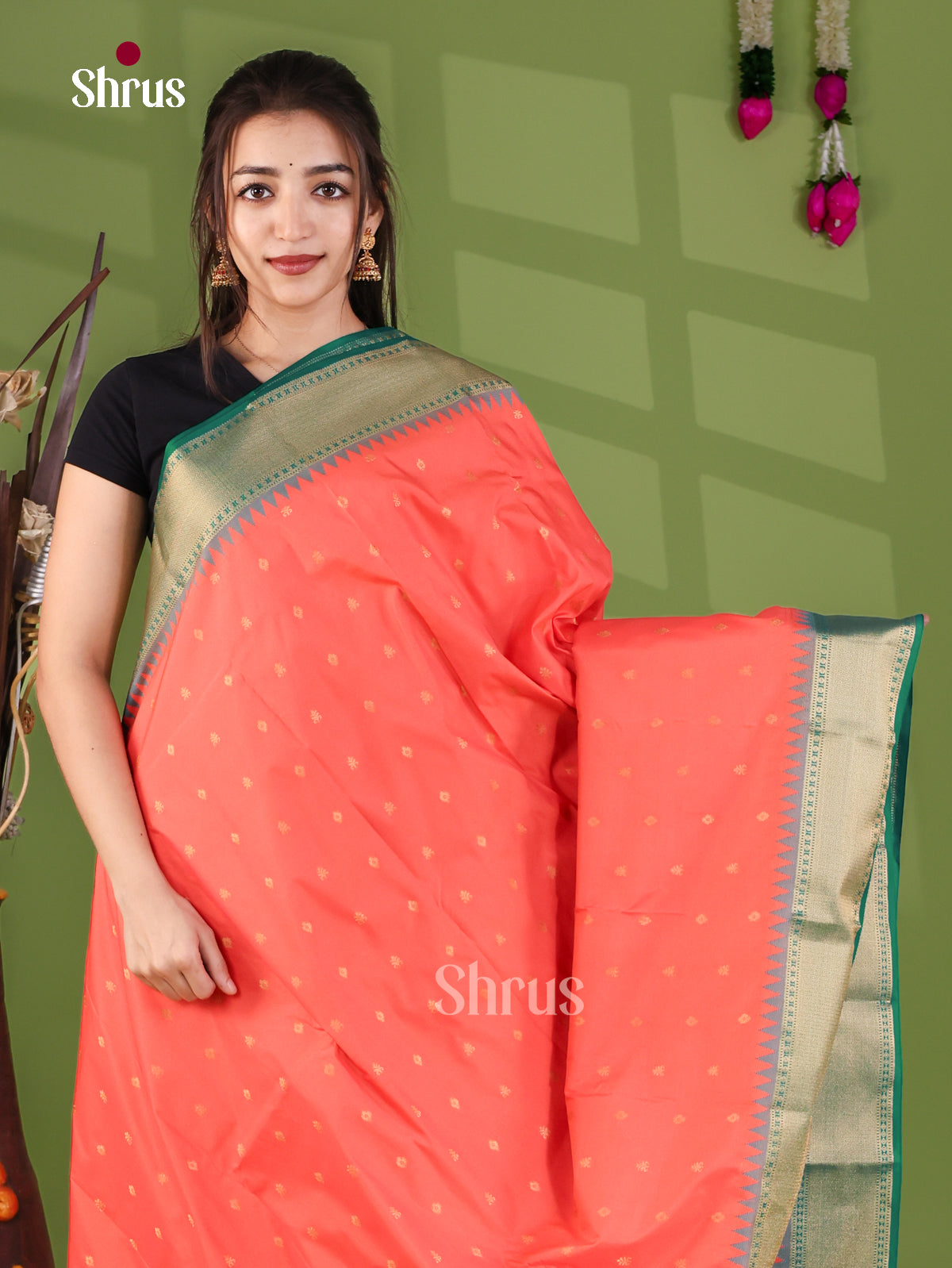 Semi Kanchipuram Saree - EJ26328