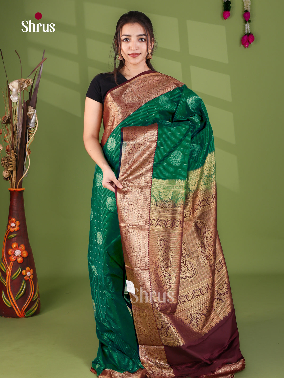 Semi Kanchipuram Saree - EJ26356