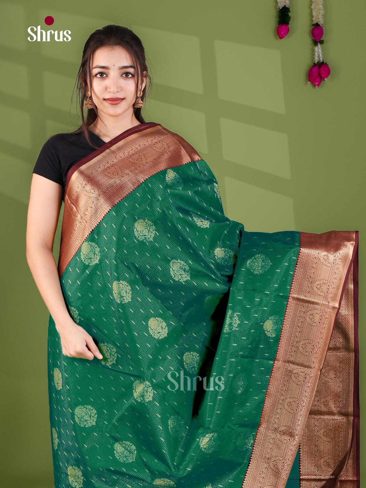 Semi Kanchipuram Saree - EJ26356