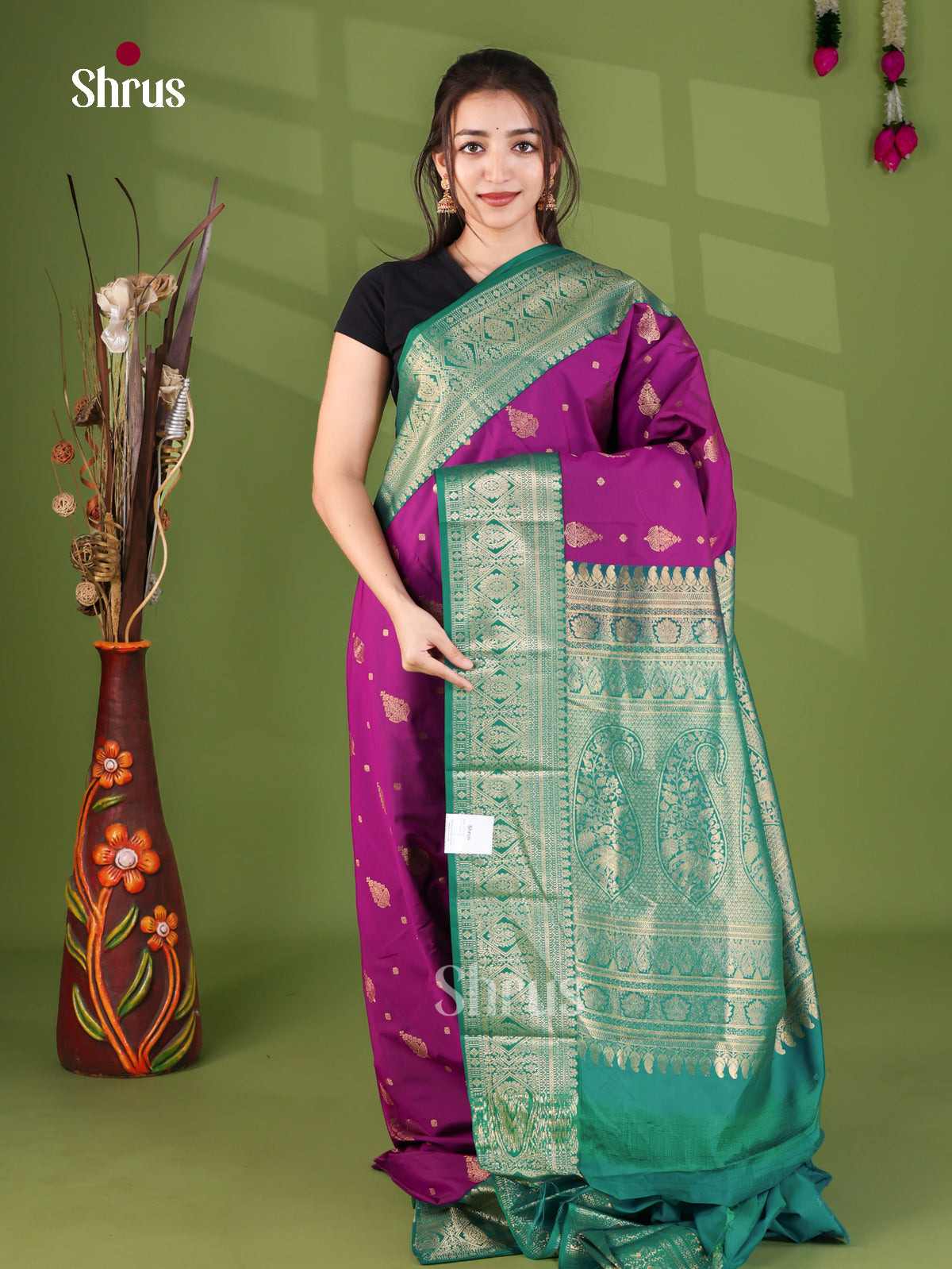Semi Kanchipuram Saree - EJ26359