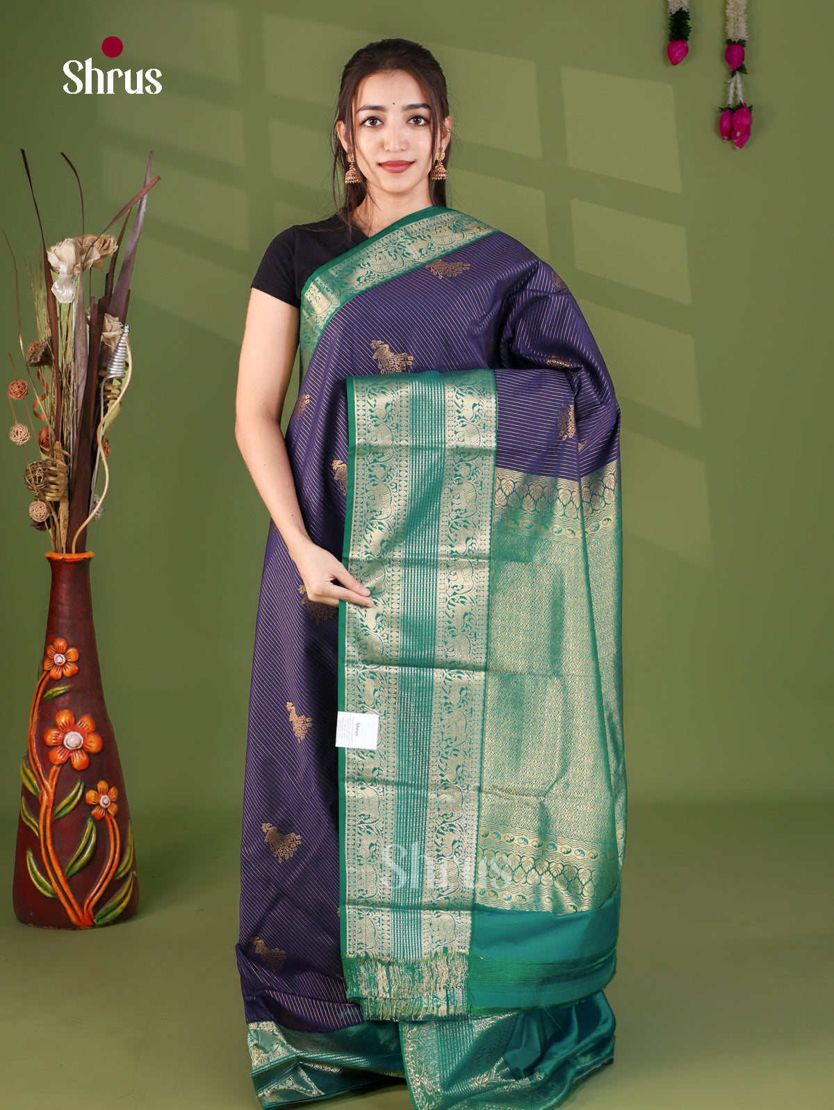 Semi Kanchipuram Saree - EJ26362
