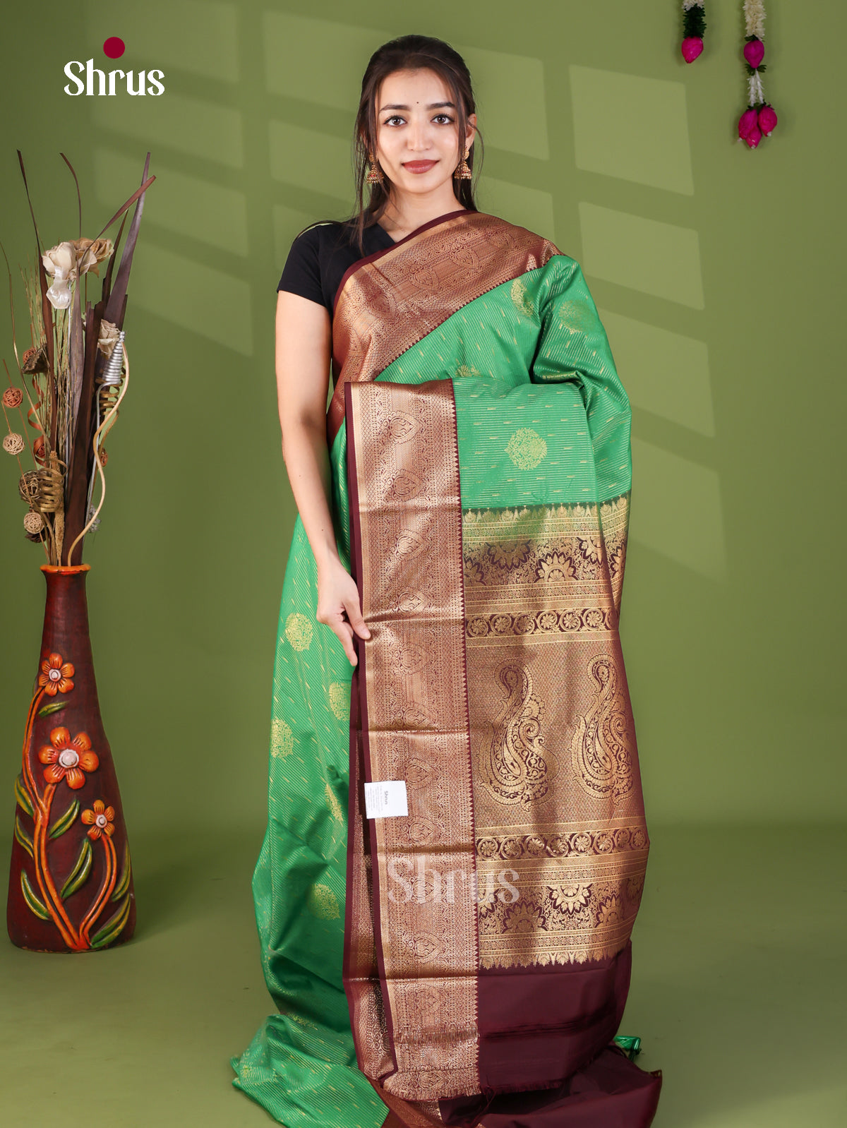 Semi Kanchipuram Saree - EJ26363