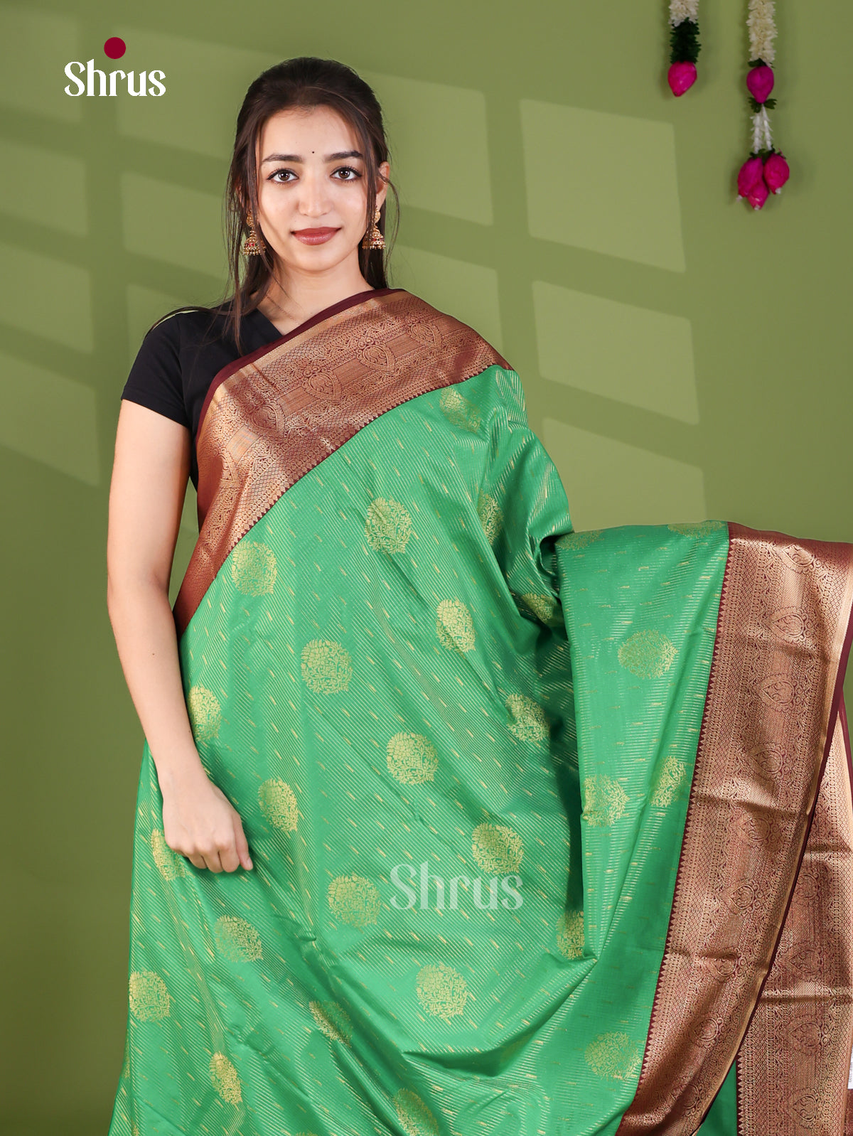 Semi Kanchipuram Saree - EJ26363