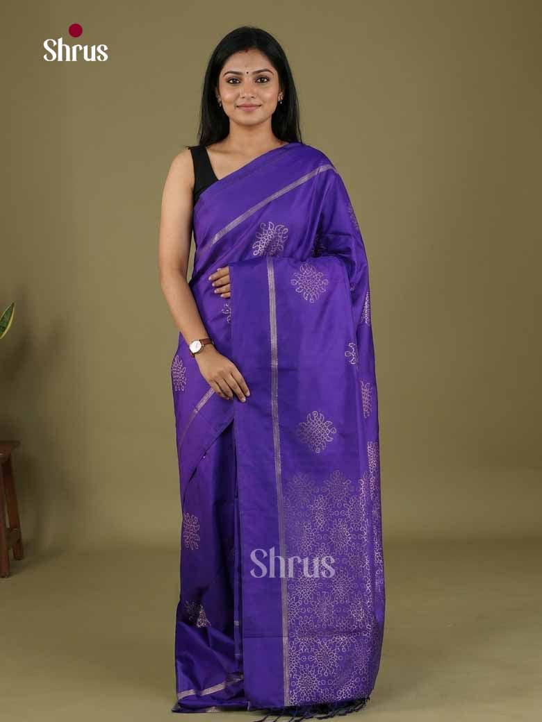 Kolam Semi Soft Silk Saree - EJ26507