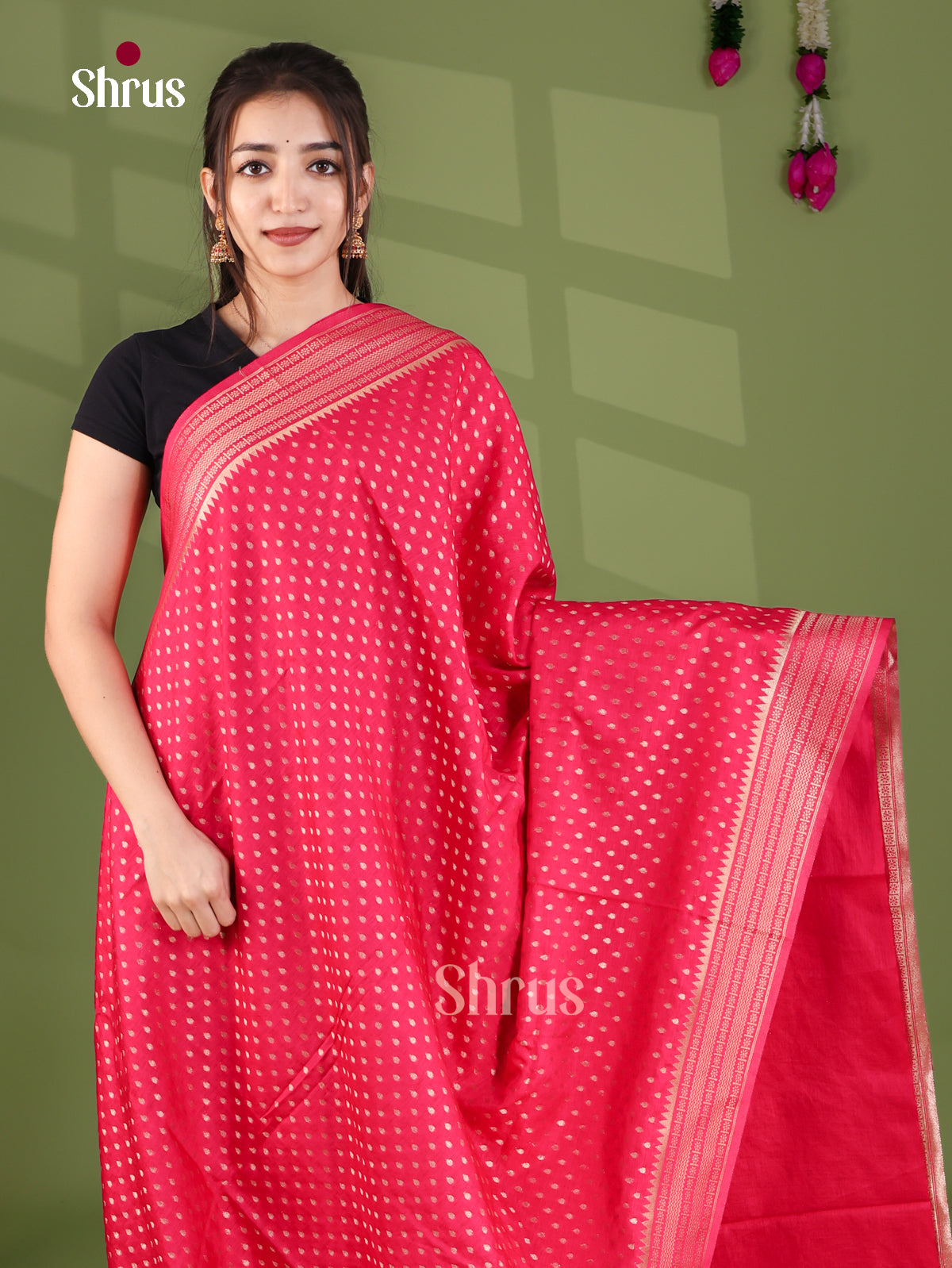 Jute Banaras Saree - EJ27008
