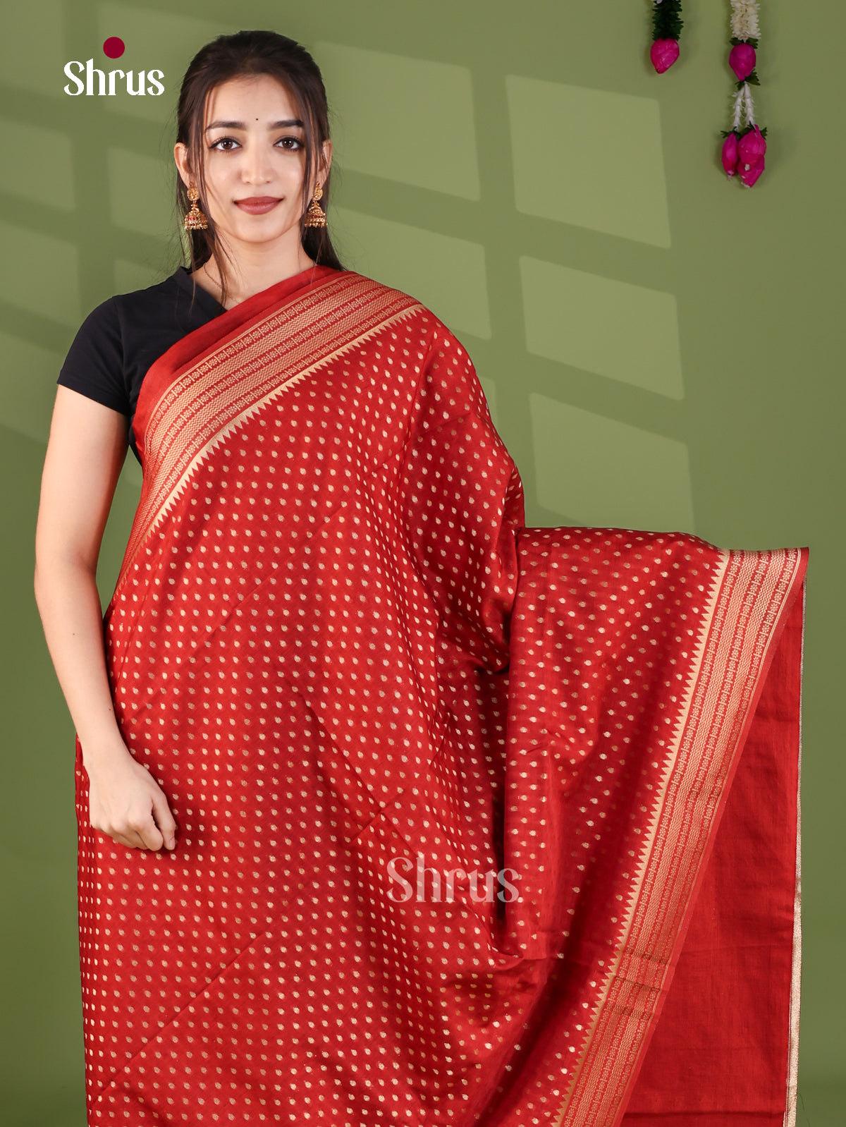 Jute Banaras Saree - EJ27009