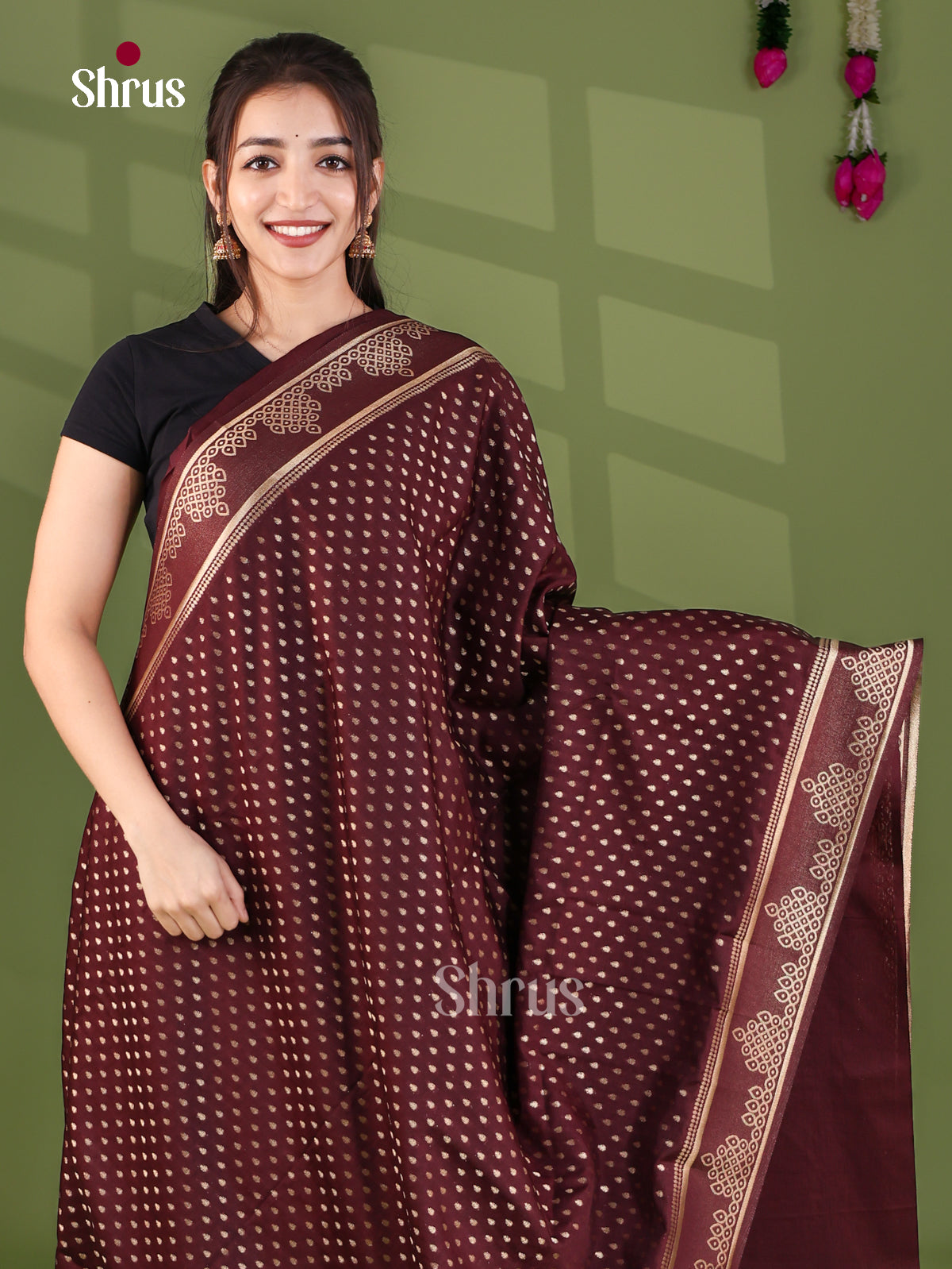 Jute Banaras Saree - EJ27022