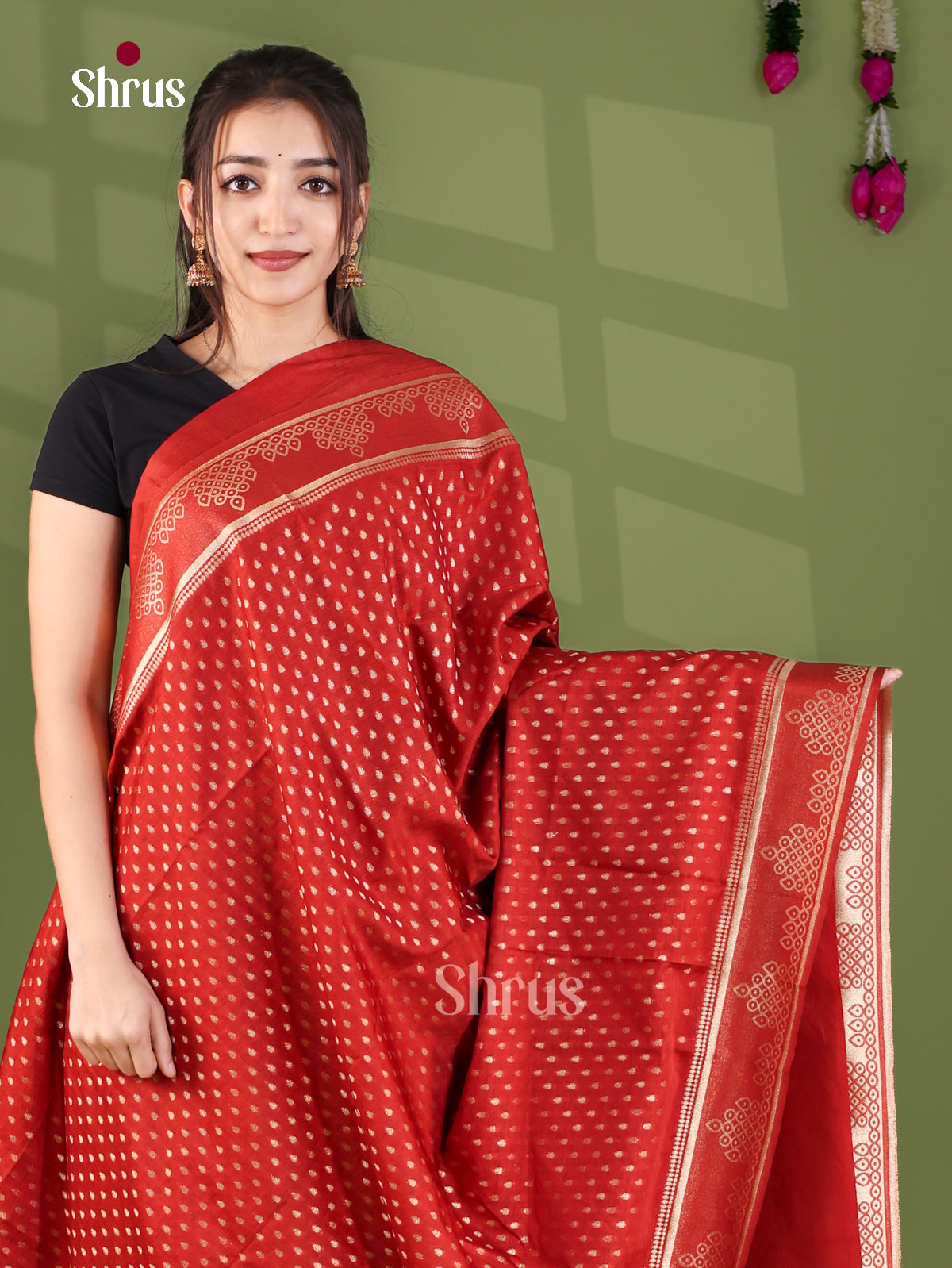 Jute Banaras Saree - EJ27028