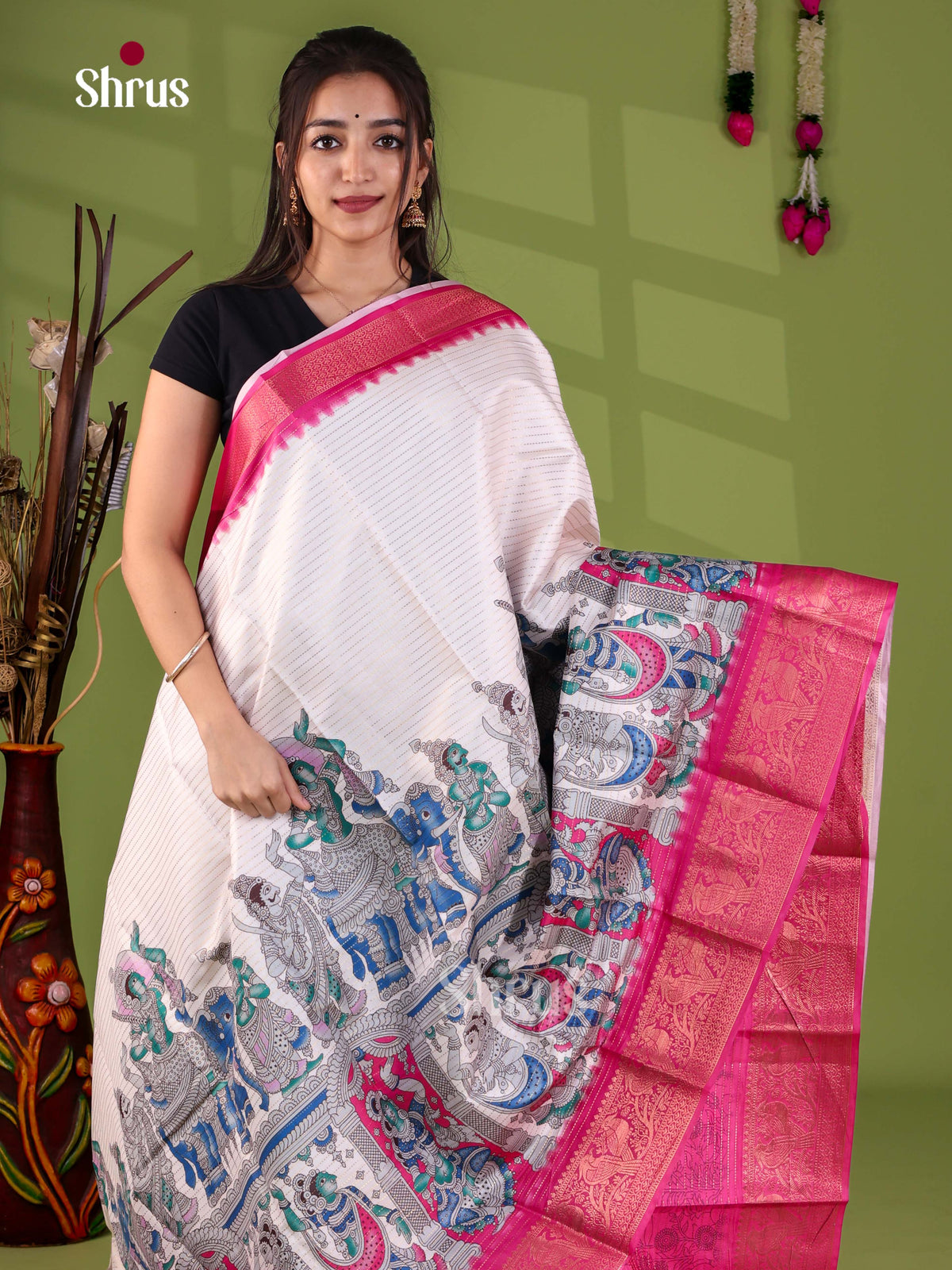 Semi Tussar Saree - EJ28039