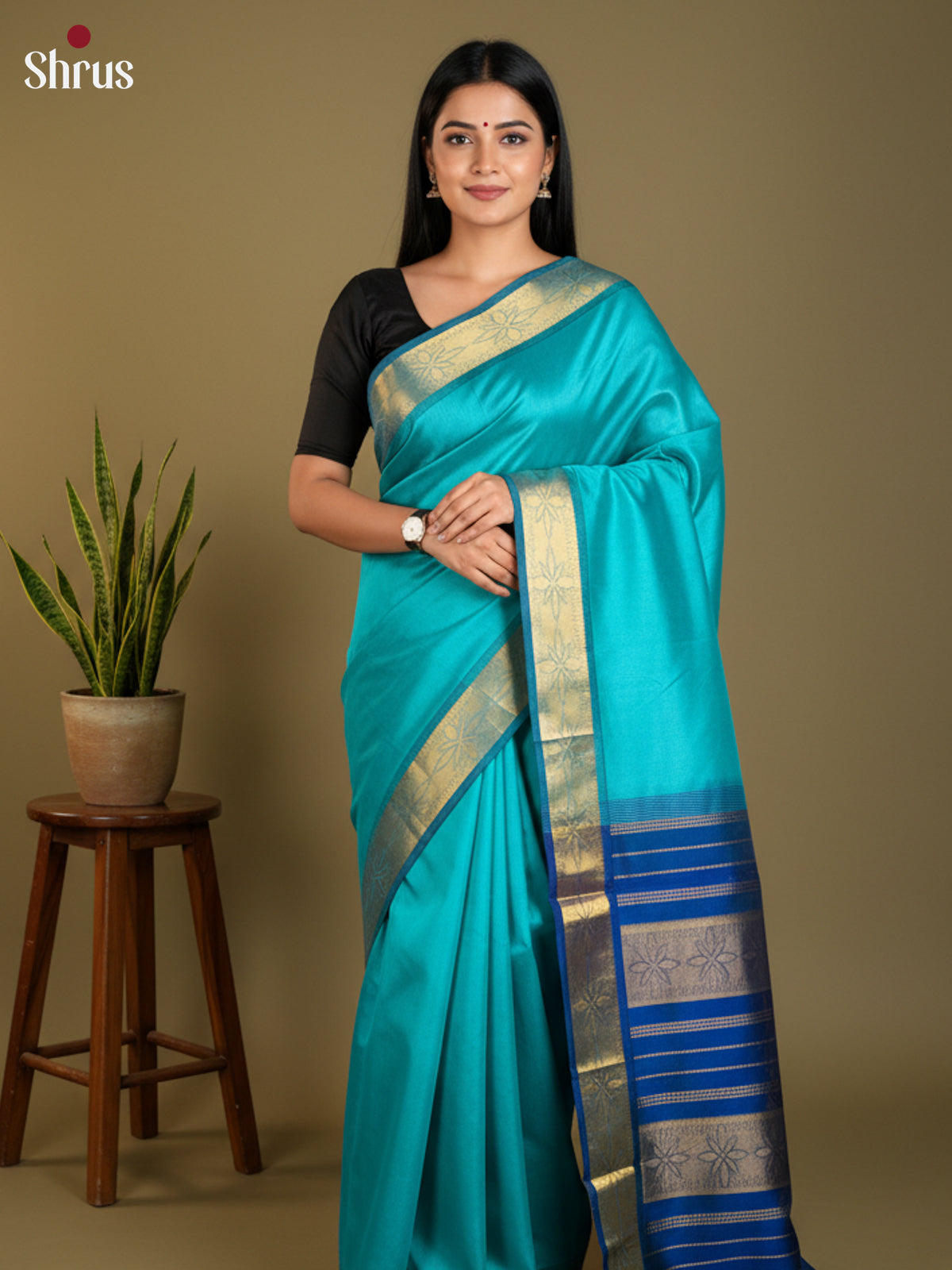 EAS13432 - silkcotton 9yards Saree