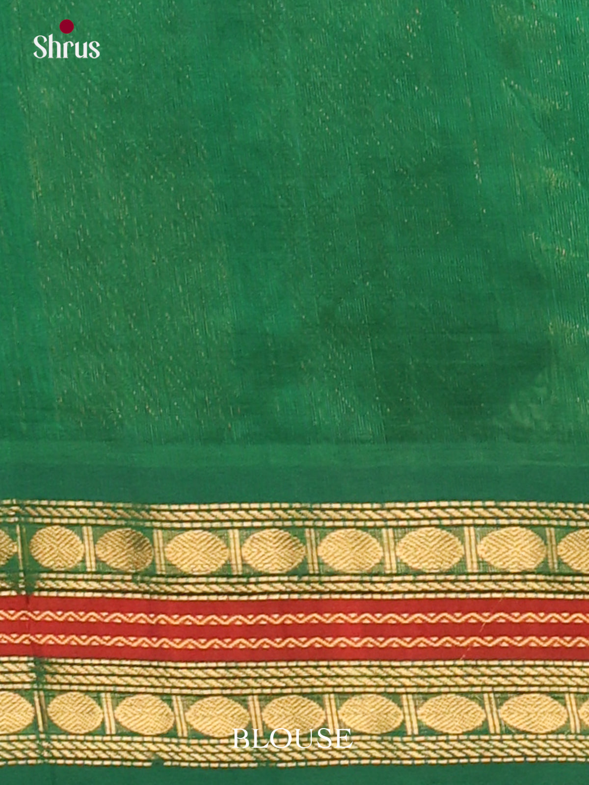 Exquisite Light Pink Silk Cotton Saree with Golden Buttas, Green Rudraksh Buttas Woven Zari Border 2