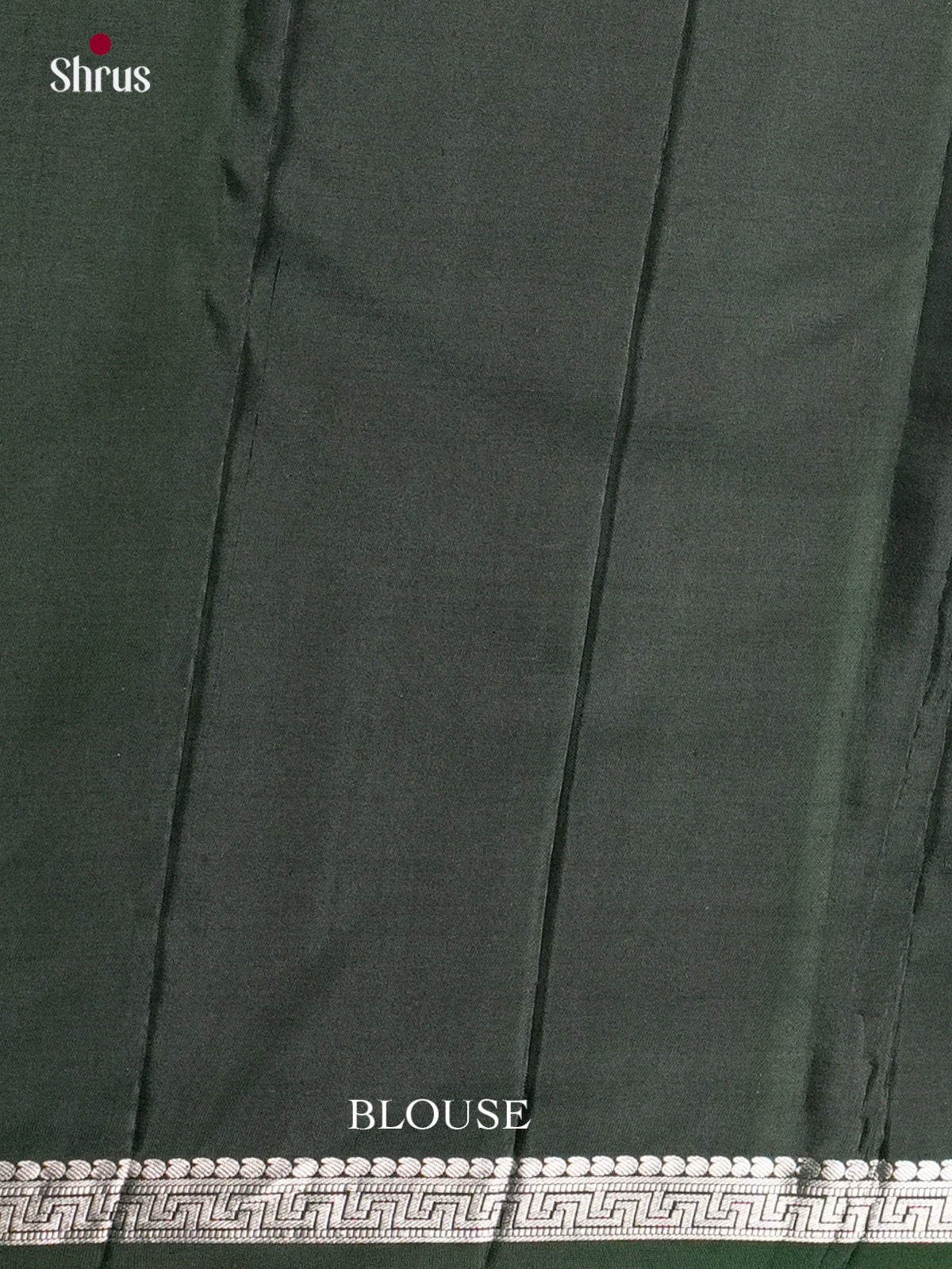 Buy Classy Green Kanjivaram Saree with Dotted Stripes Pattern, Silver Border & Paisley Pallu