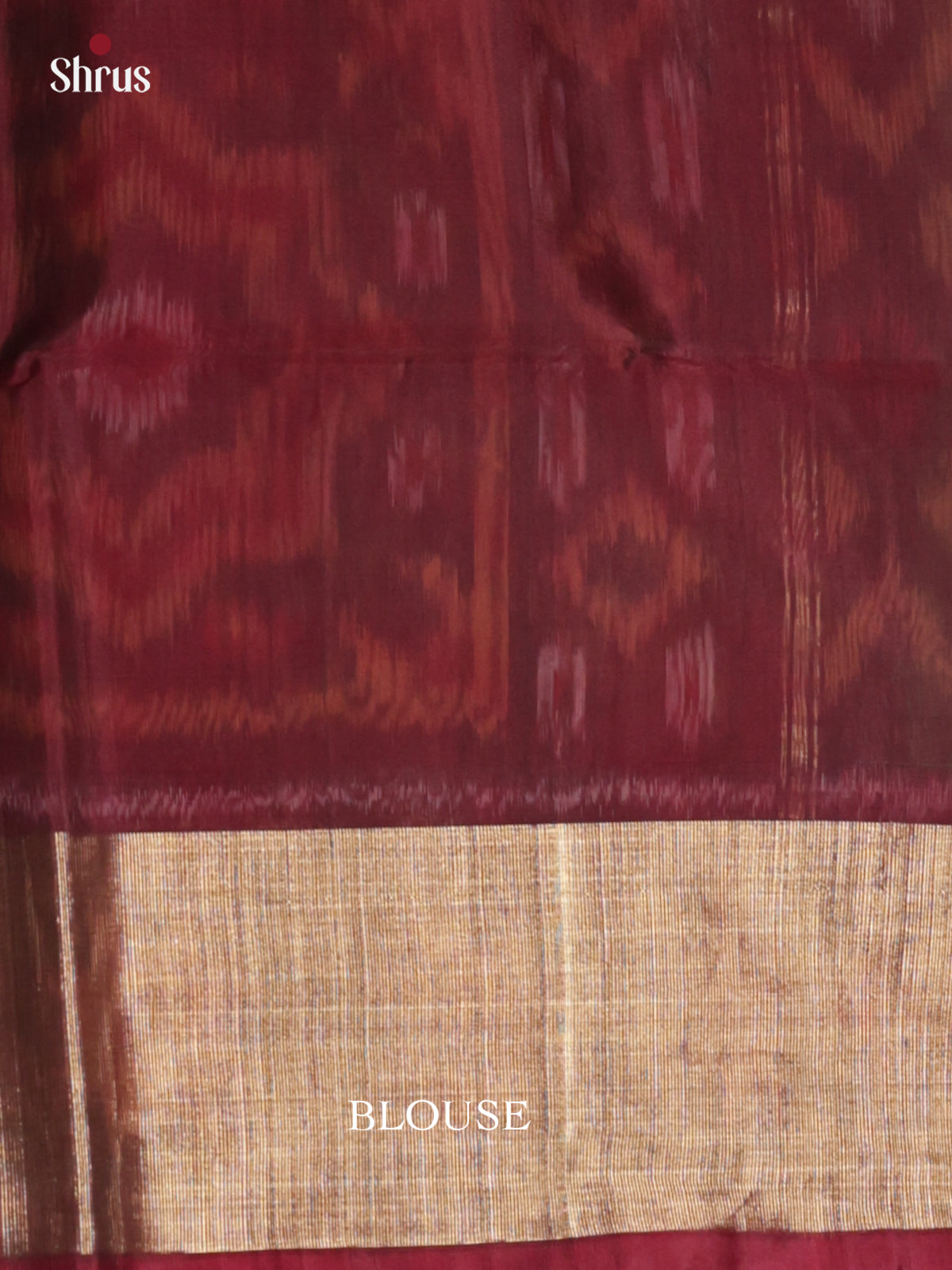Buy Pretty Green Pochampally Cotton Silk Saree With Diamond Ikat Motifs, Maroon Border & Pallu