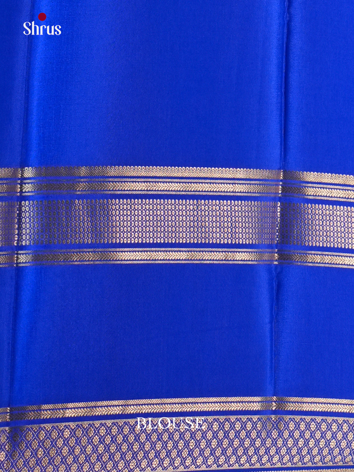 Buy Serene Leaf Green Mysore Silk Sarees With Blue Rettapet Zari Border & Chit Pallu