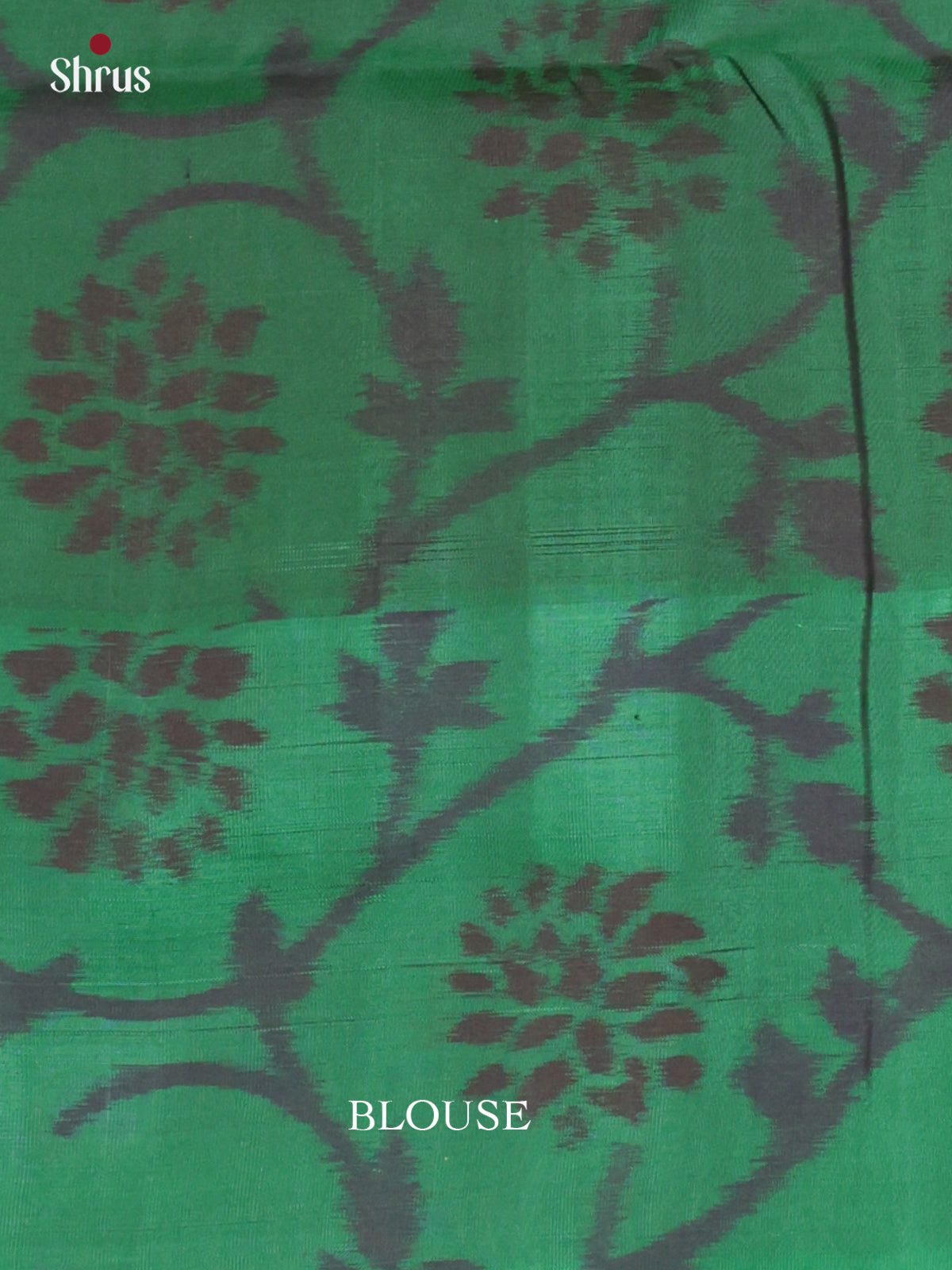 Buy Stunning Lime Green Silk Saree with Floral Buttas & Green Ikkat Inspired Floral Vines Border