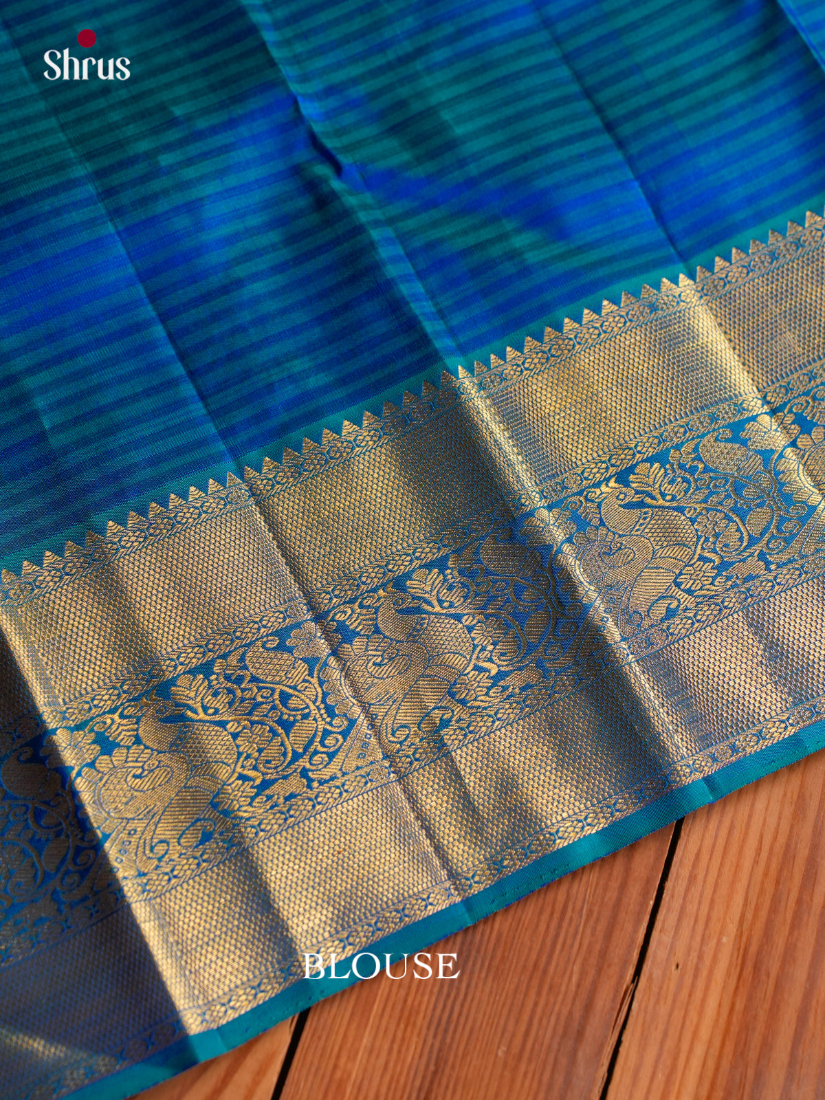Luminous Yellow Pattu Sarees With Sel Stripes & Gold uttas | Blue Temple Zari Border
