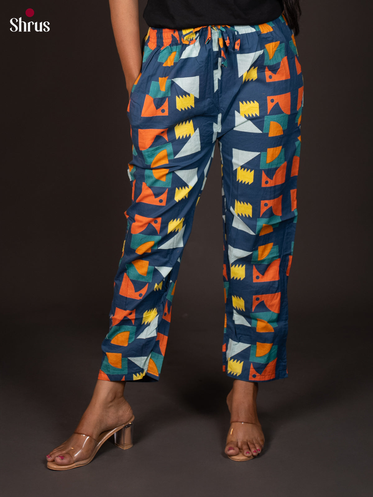 Readymade Cotton Blue Printed Pant - Shop on Shrus.com