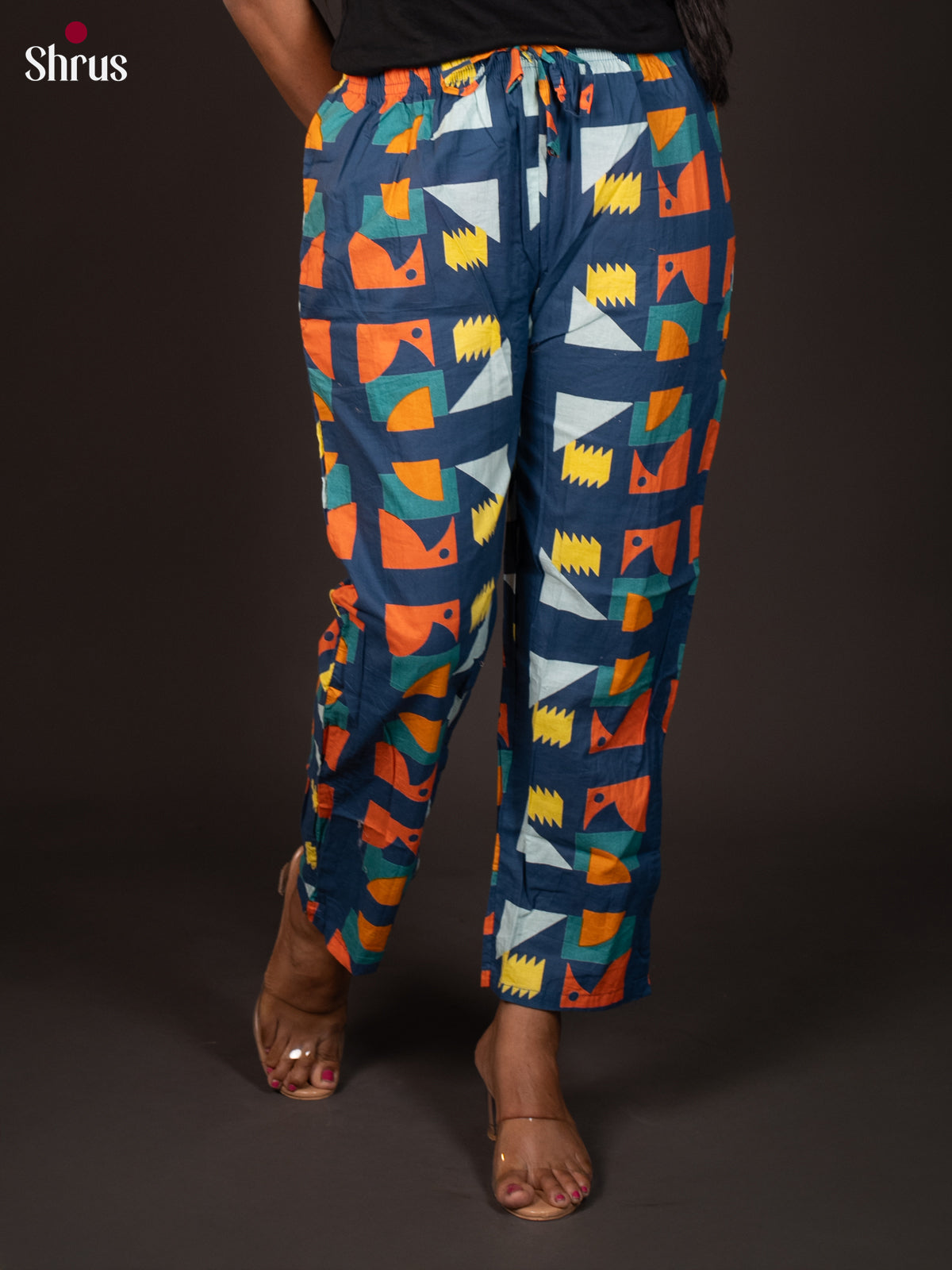 Readymade Cotton Blue Printed Pant - Shop on Shrus.com