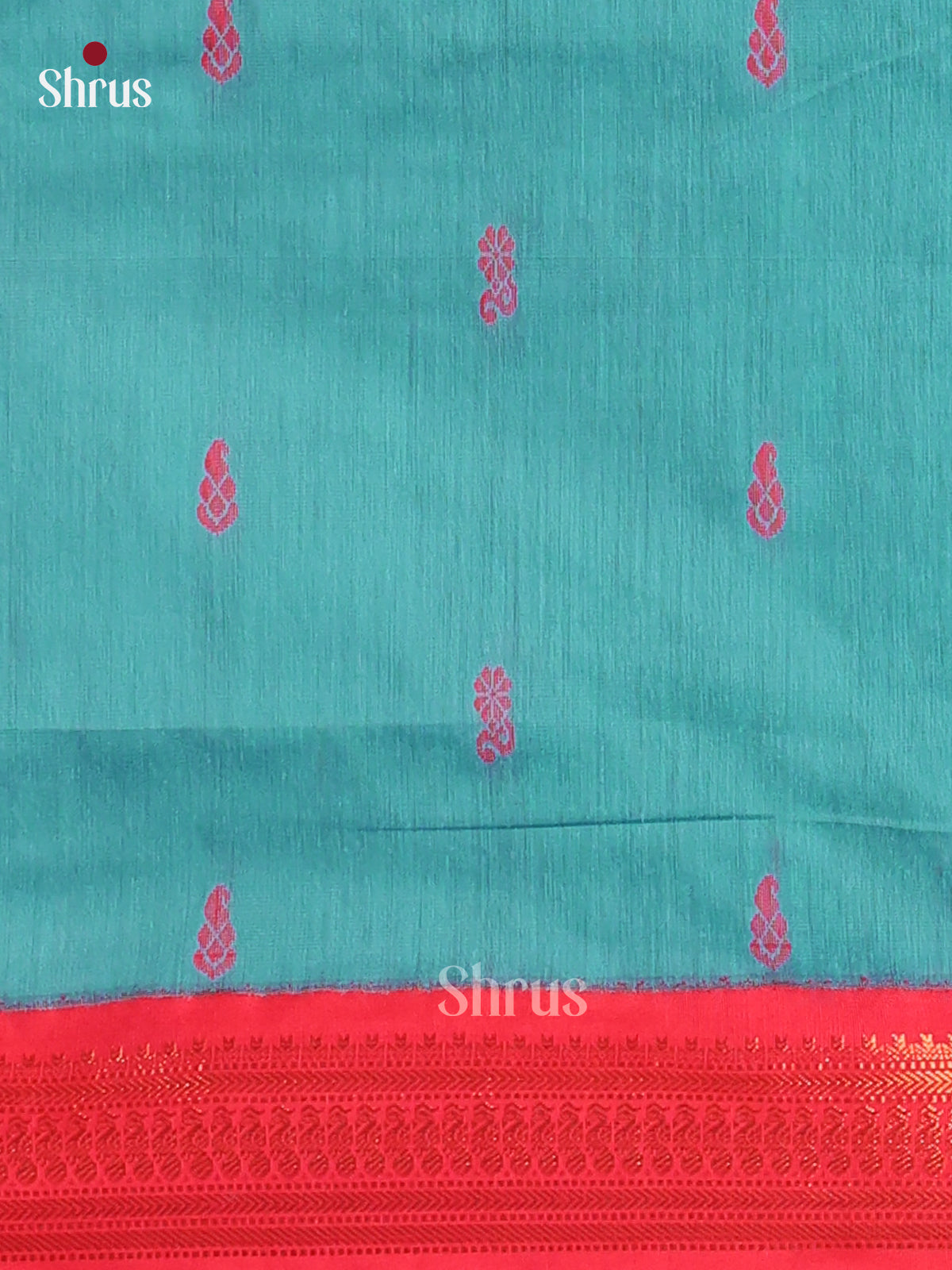 Blue & Maroon Kalyani Cotton Unstitched Top & Dupatta- MDA22008 - Shop on Shrus.com