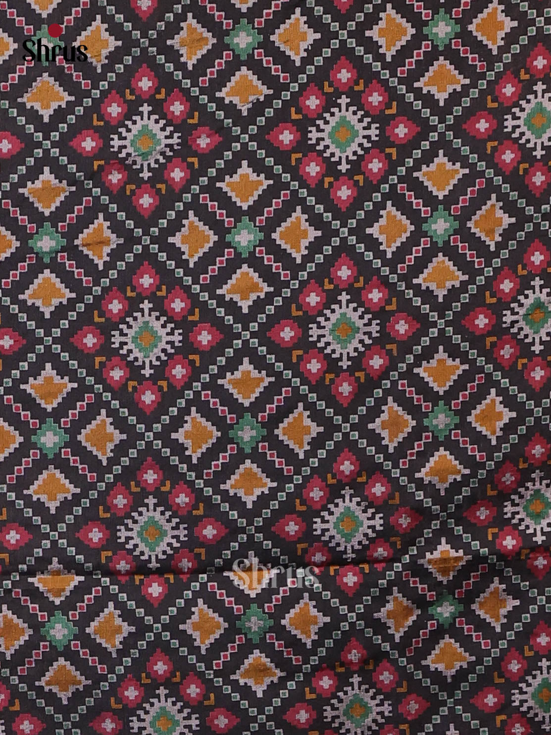 Black & Maroon - semi patola salwar - Shop on Shrus.com