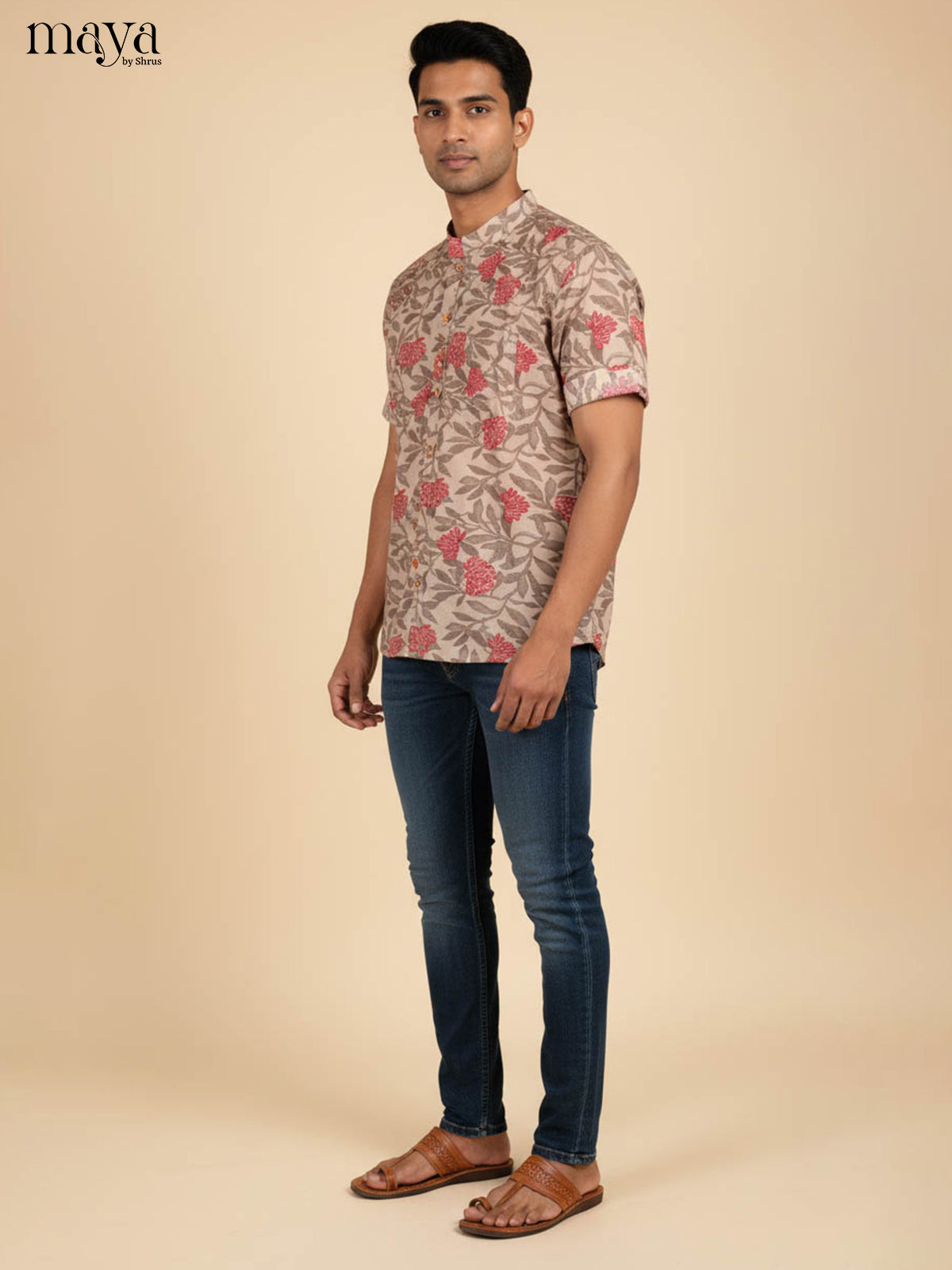 Grey - Readymade Mens Kurta - Shop on Shrus.com