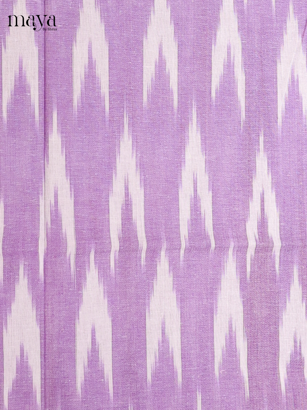 Lavender & White - Ikkat Cotton Unstitched Material Top, Bottom & Dupatta - MDB27007 - Shop on Shrus.com