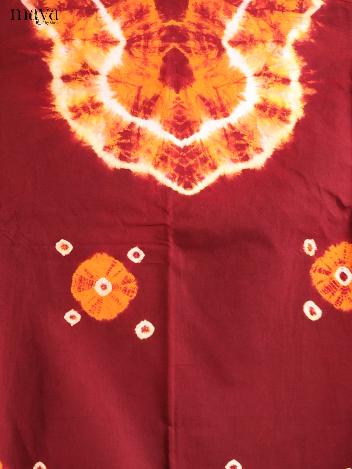 Maroon & Mustard - Shibori Salwar - Shop on Shrus.com