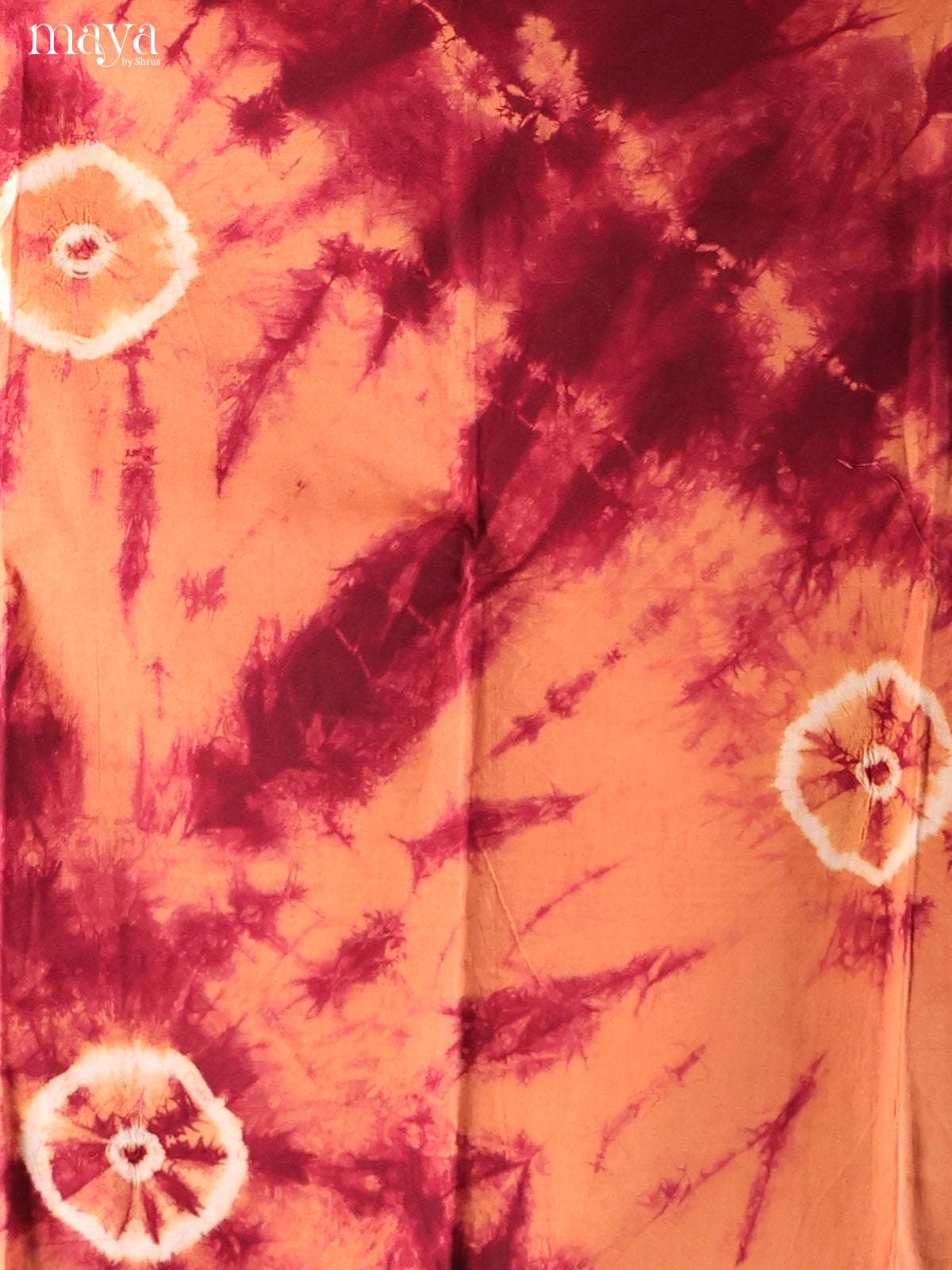 Orange & Maroon - Shibori Salwar - Shop on Shrus.com