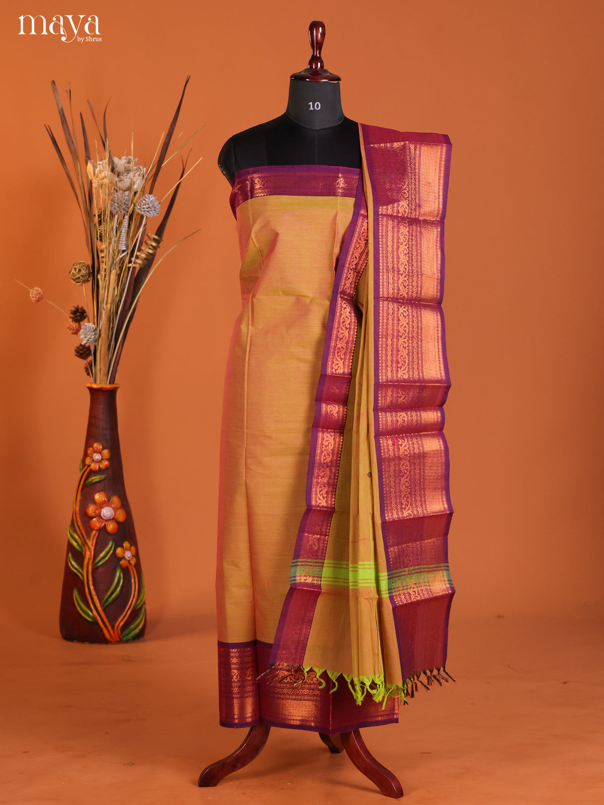 chettinad top & dupatta combo