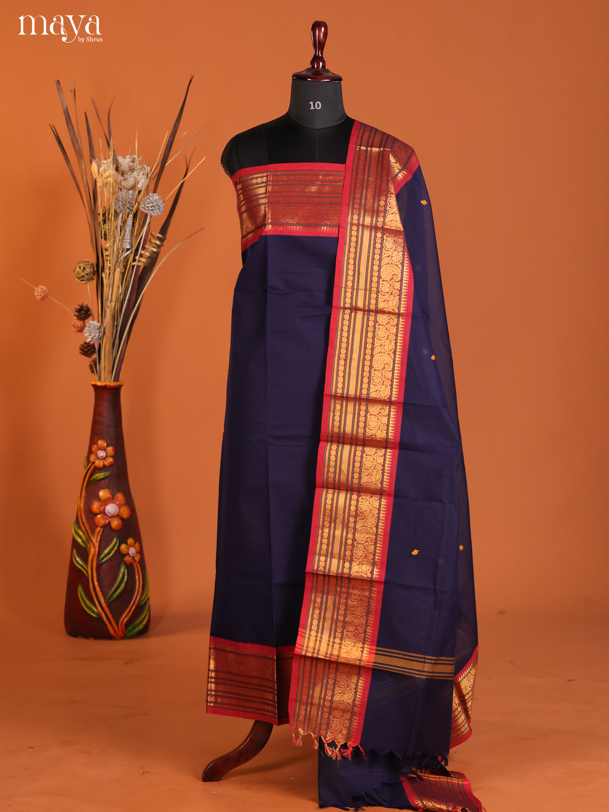 chettinad top & dupatta combo