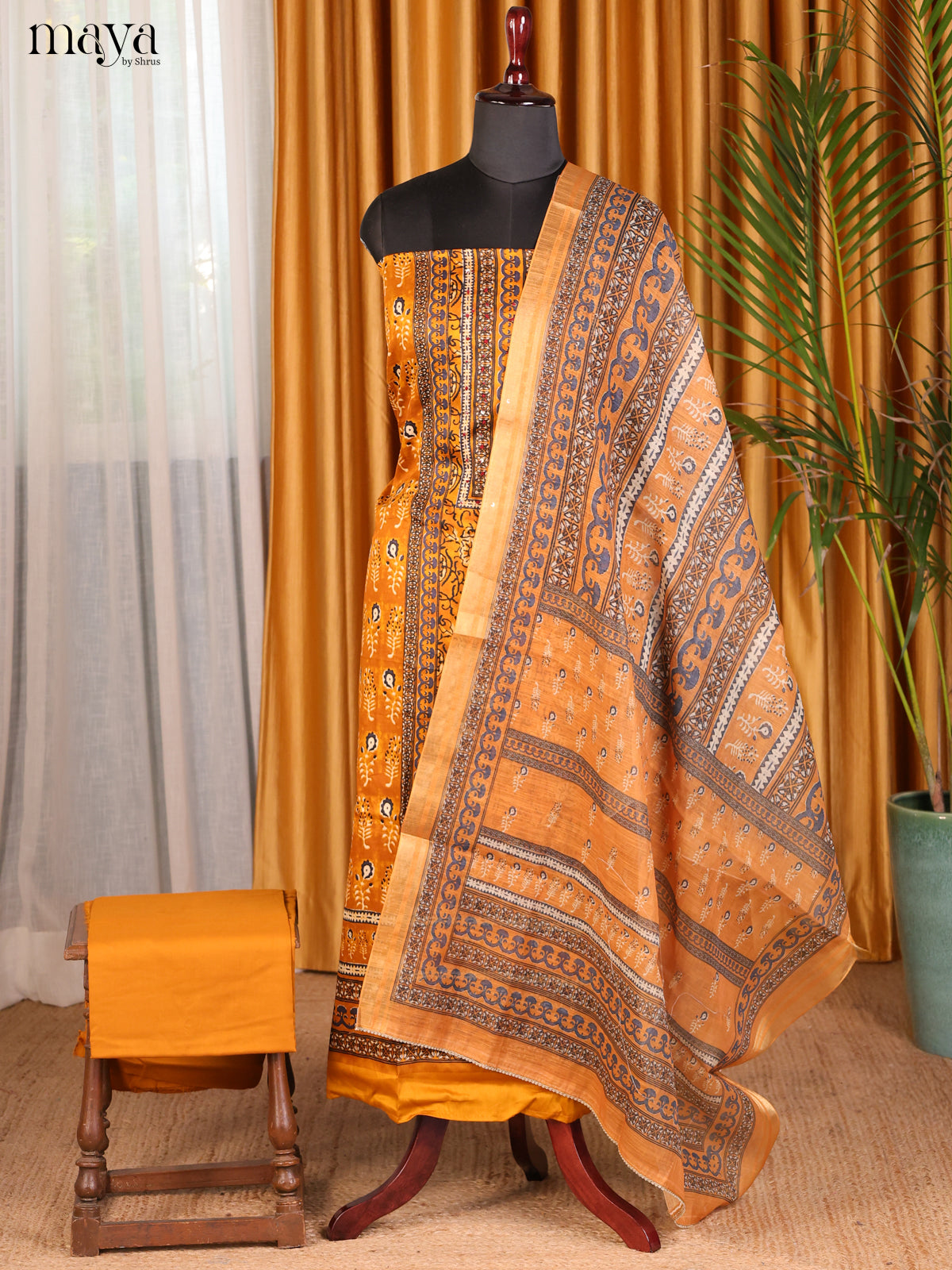 Mustard - Cotton salwar - Shop on Shrus.com