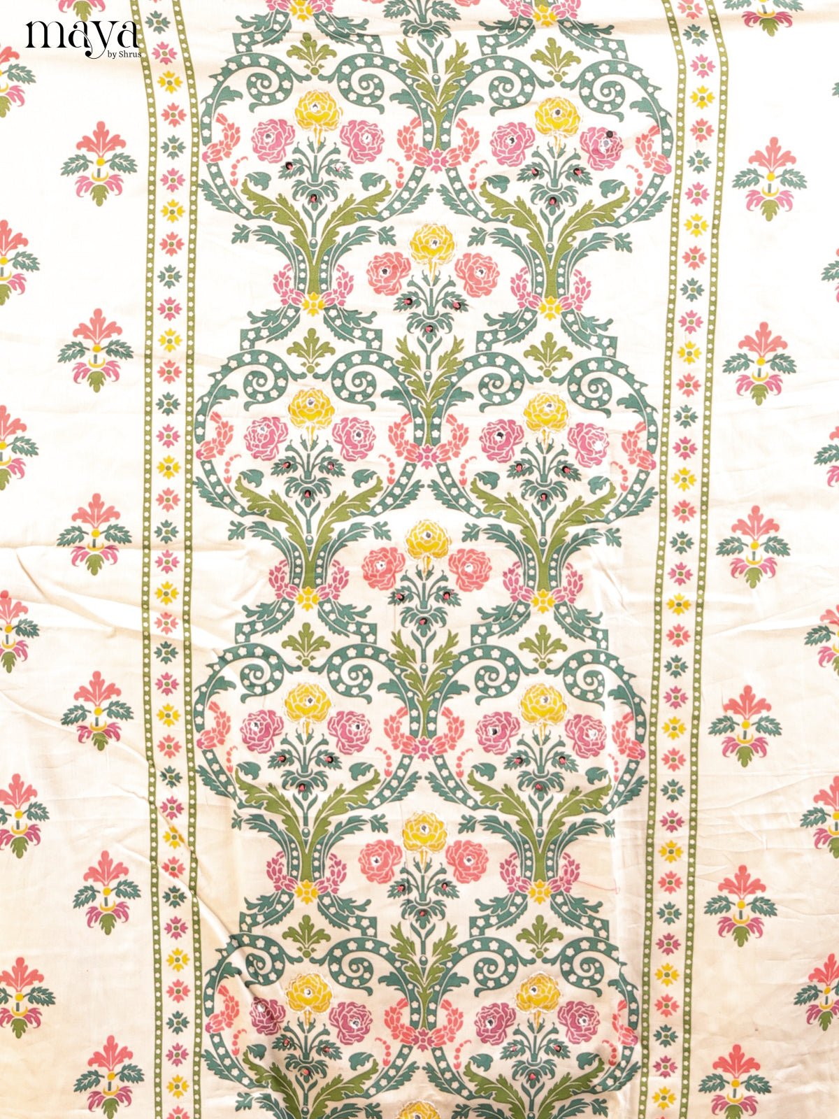 Cream & Pink - Cotton salwar - Shop on Shrus.com