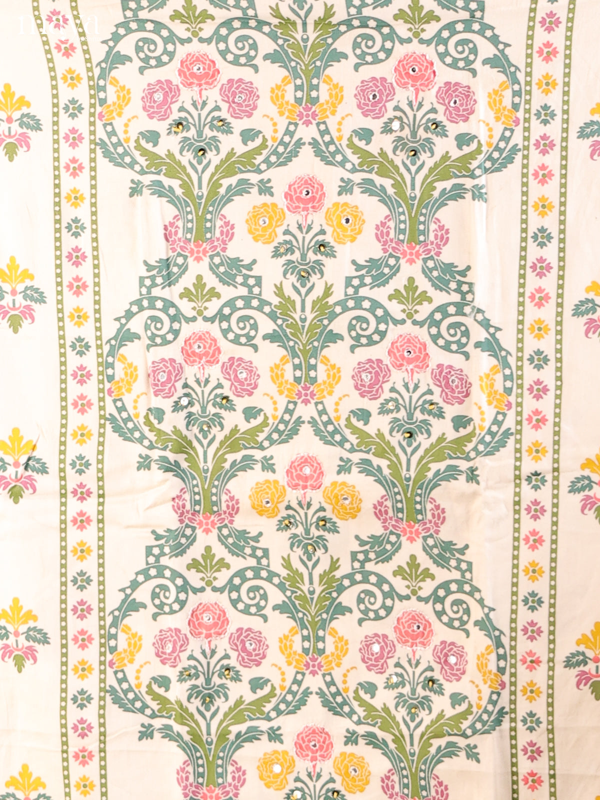 Cream & Yellow - Cotton salwar - Shop on Shrus.com