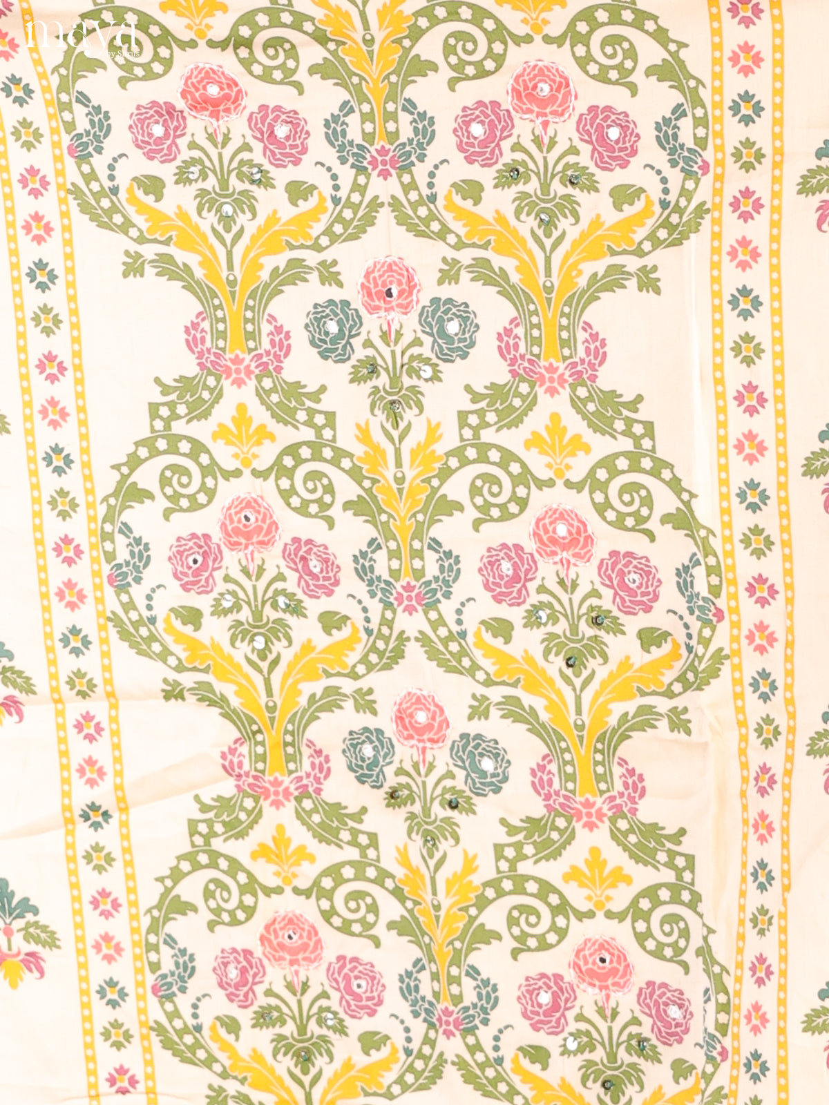 Cream & Green - Cotton salwar - Shop on Shrus.com