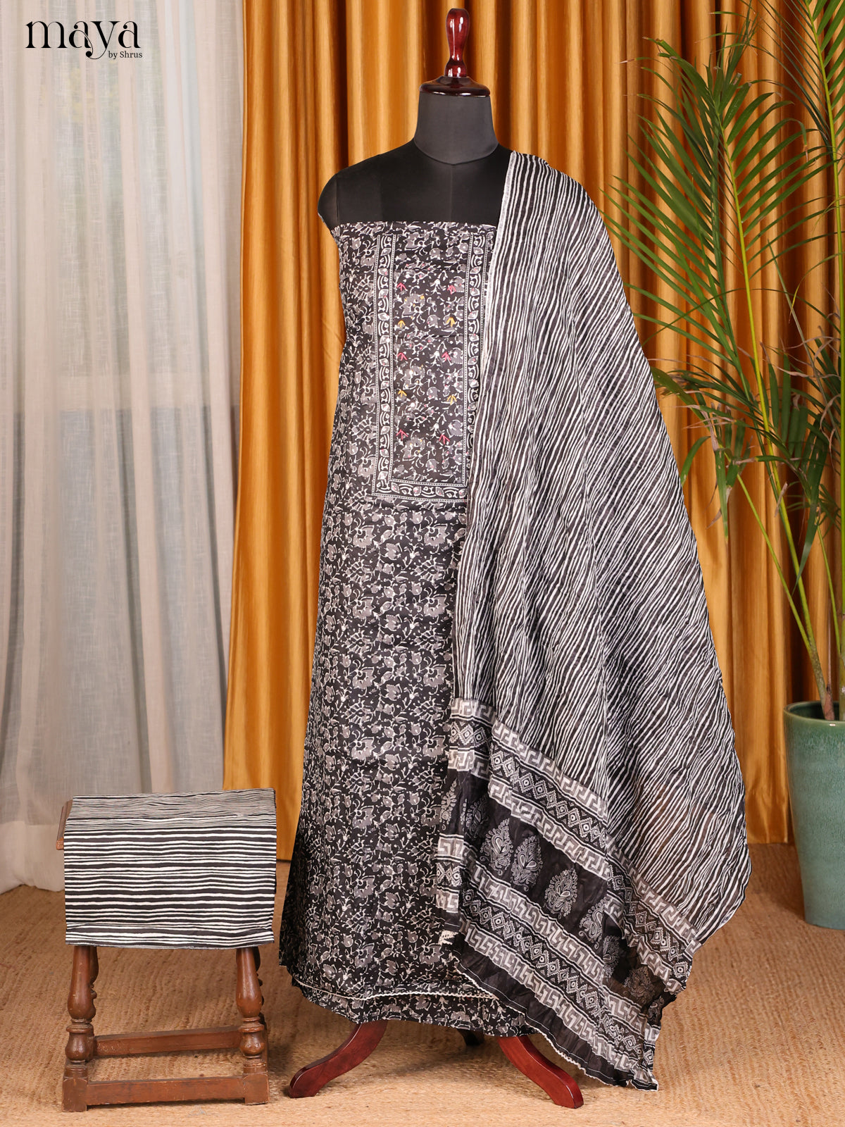 Black & White - Cotton salwar - Shop on Shrus.com