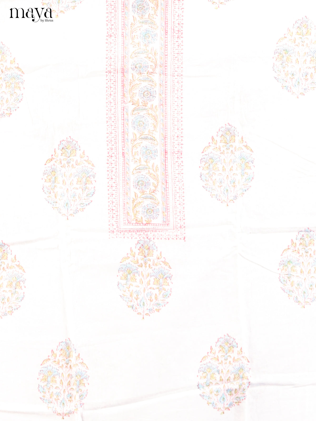 Cream & Pink - Cotton salwar - Shop on Shrus.com