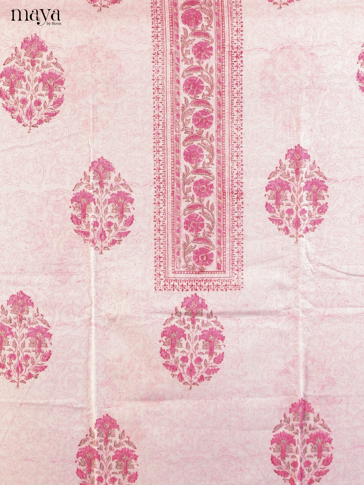 Cream & Pink - Cotton salwar - Shop on Shrus.com