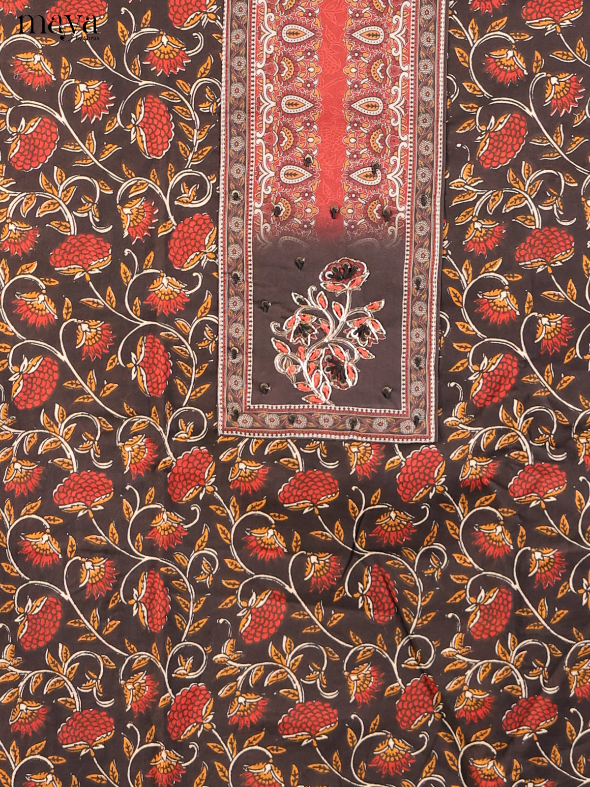 Black & Red - Cotton salwar - Shop on Shrus.com