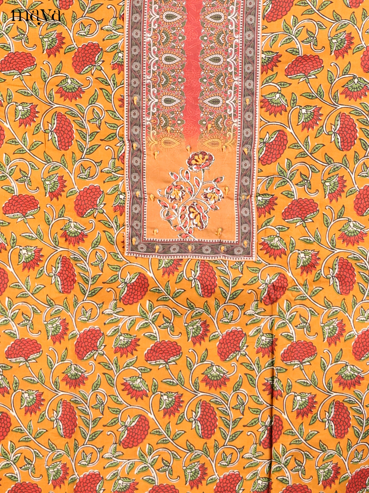 Mustard & Red - Cotton salwar - Shop on Shrus.com